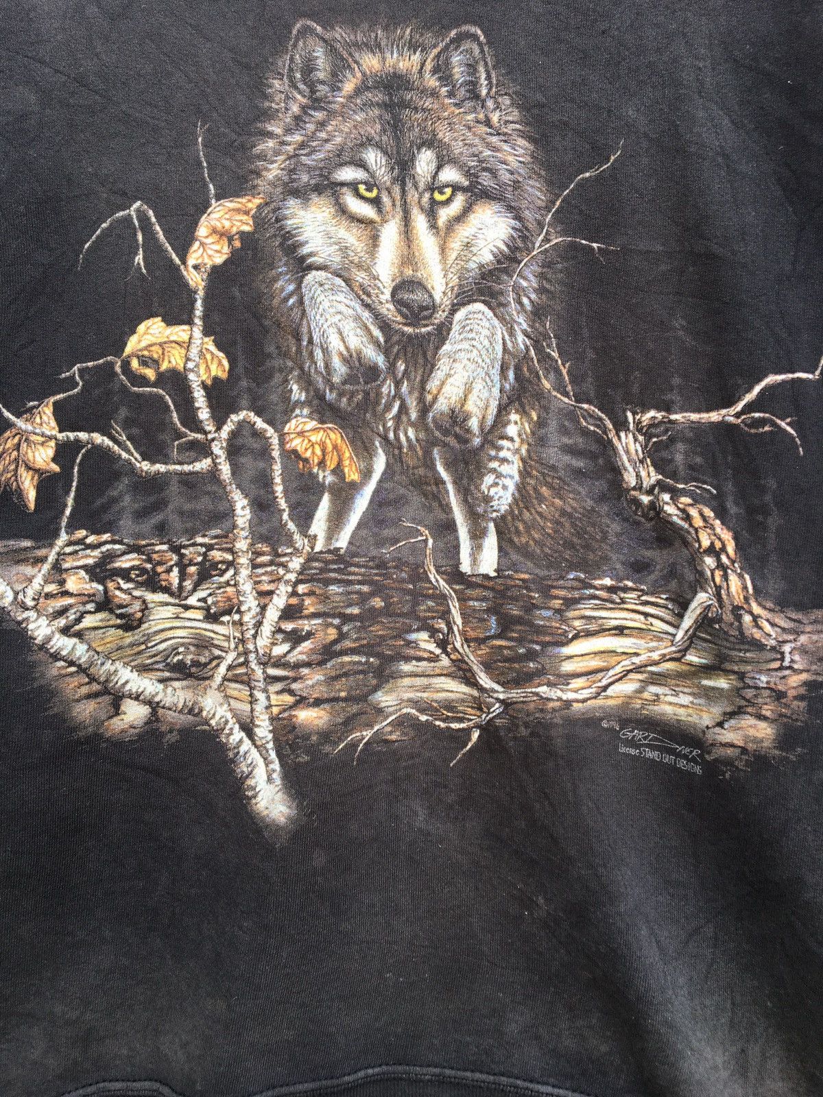 Vintage Vintage 90s Gardner Wolf Big Size Sweatshirt Size US L / EU 52-54 / 3 - 5 Thumbnail