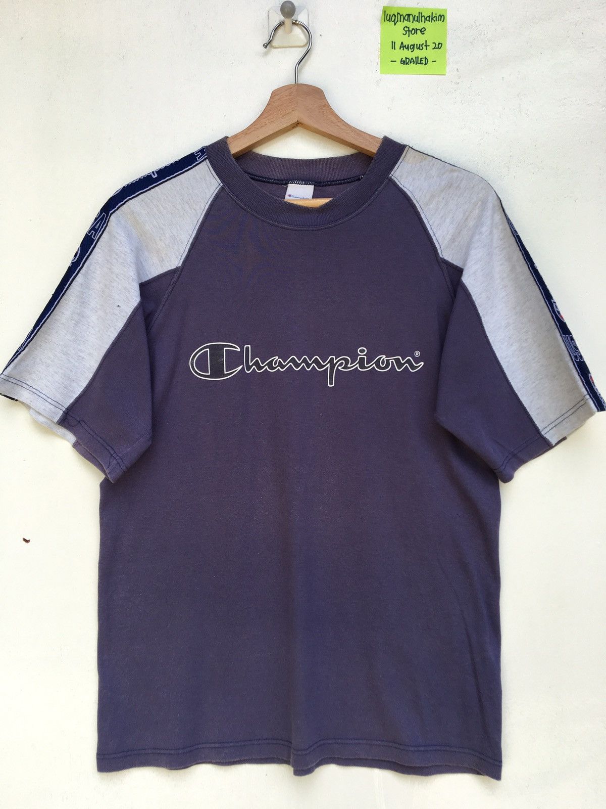 Champion Vintage Champion U.S.A. Side Tape Shirt Size US S / EU 44-46 / 1 - 1 Thumbnail