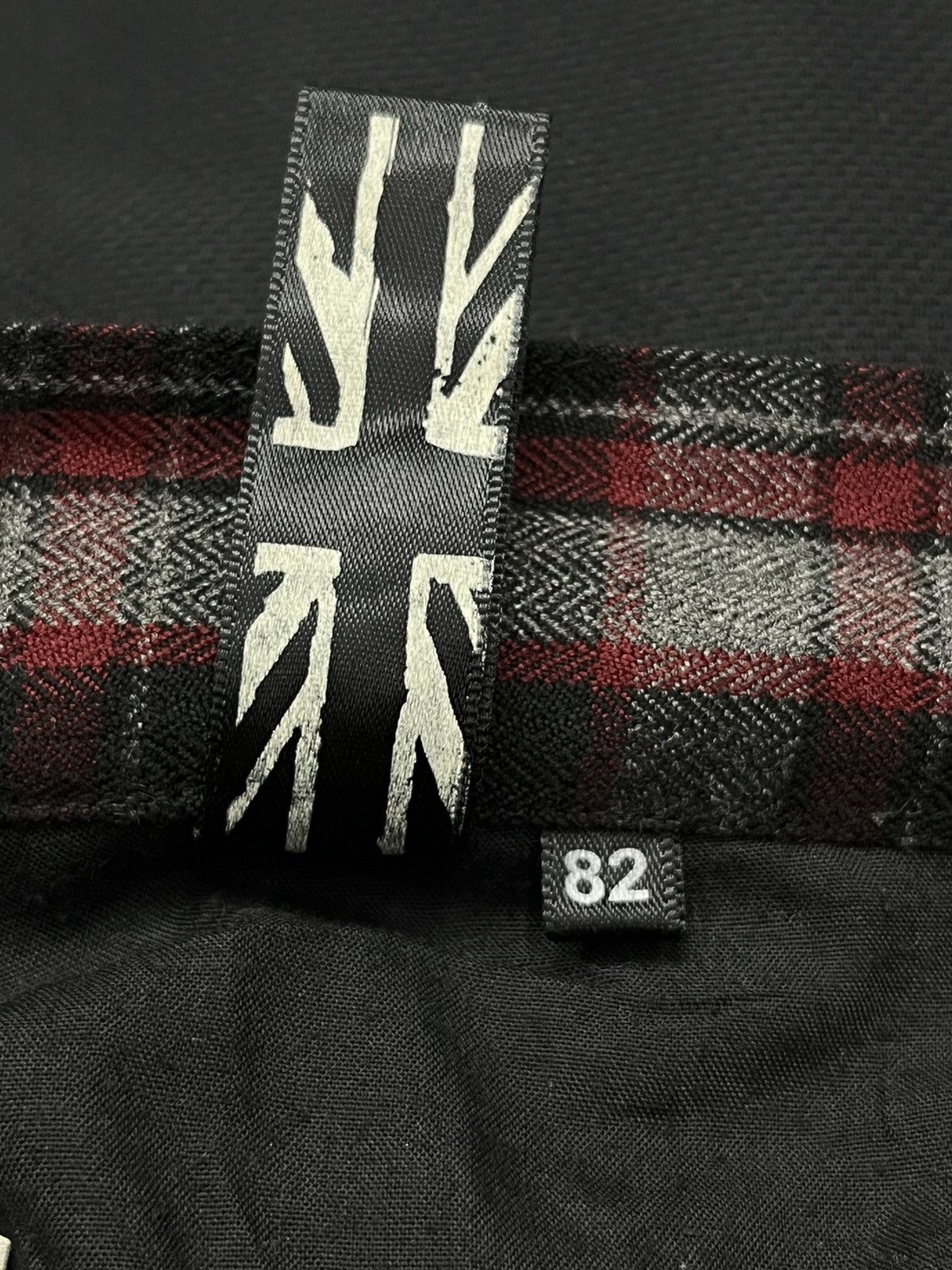 Japanese Brand × Seditionaries × Vintage RAGOUT Underground PunkTartan UnionJack Bondage Zipper Pants Size US 30 / EU 46 - 15 Thumbnail