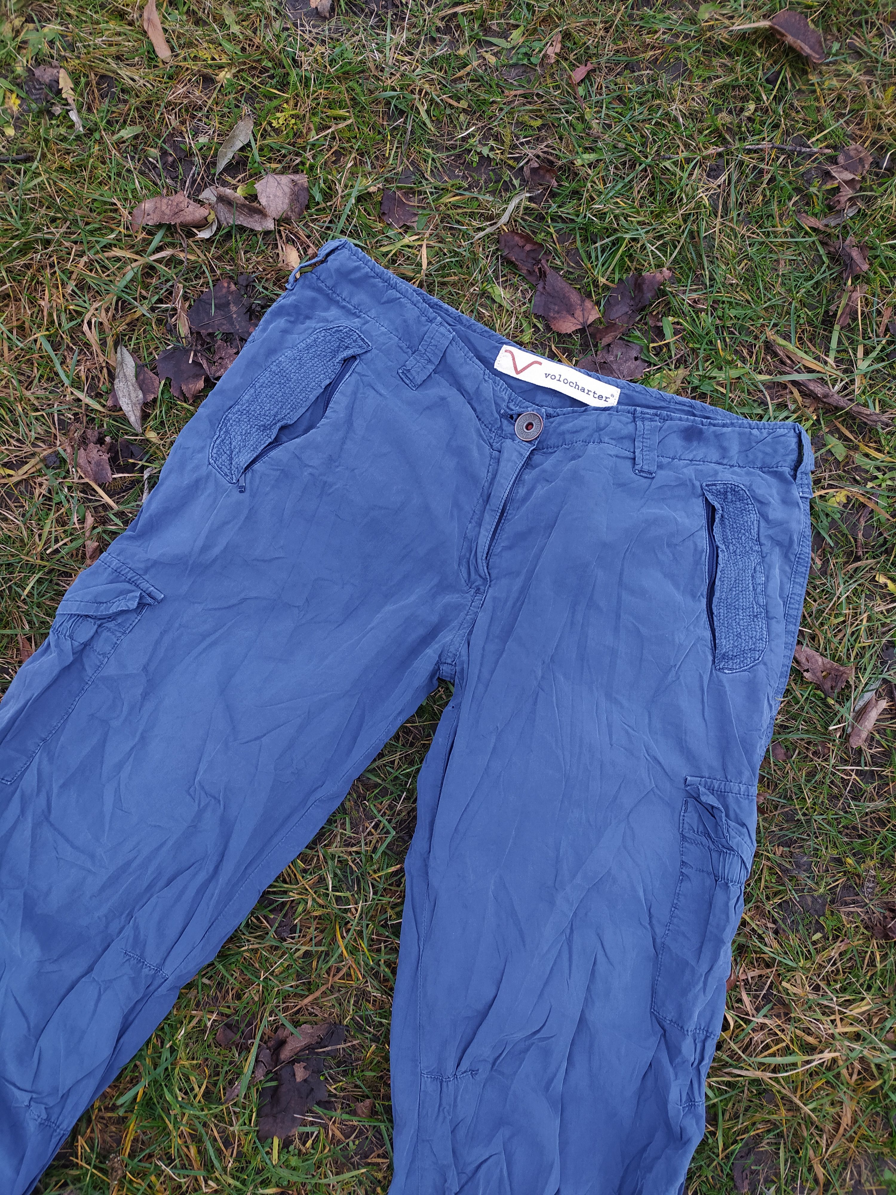 Japanese Brand × Vintage Vintage Y2K Cargo Military style Pocket Faded Pants Size US 30 / EU 46 - 2 Thumbnail