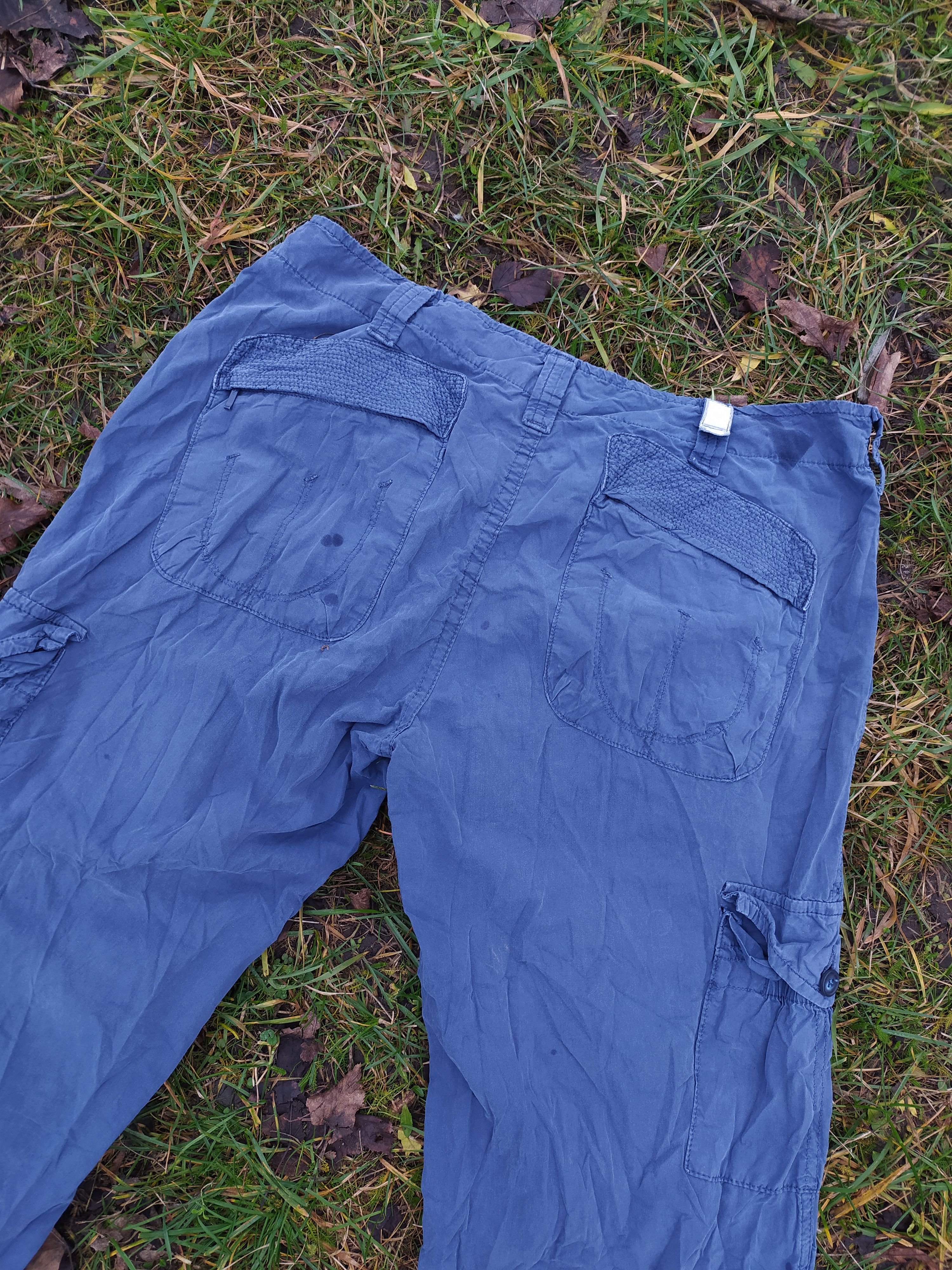 Japanese Brand × Vintage Vintage Y2K Cargo Military style Pocket Faded Pants Size US 30 / EU 46 - 7 Thumbnail