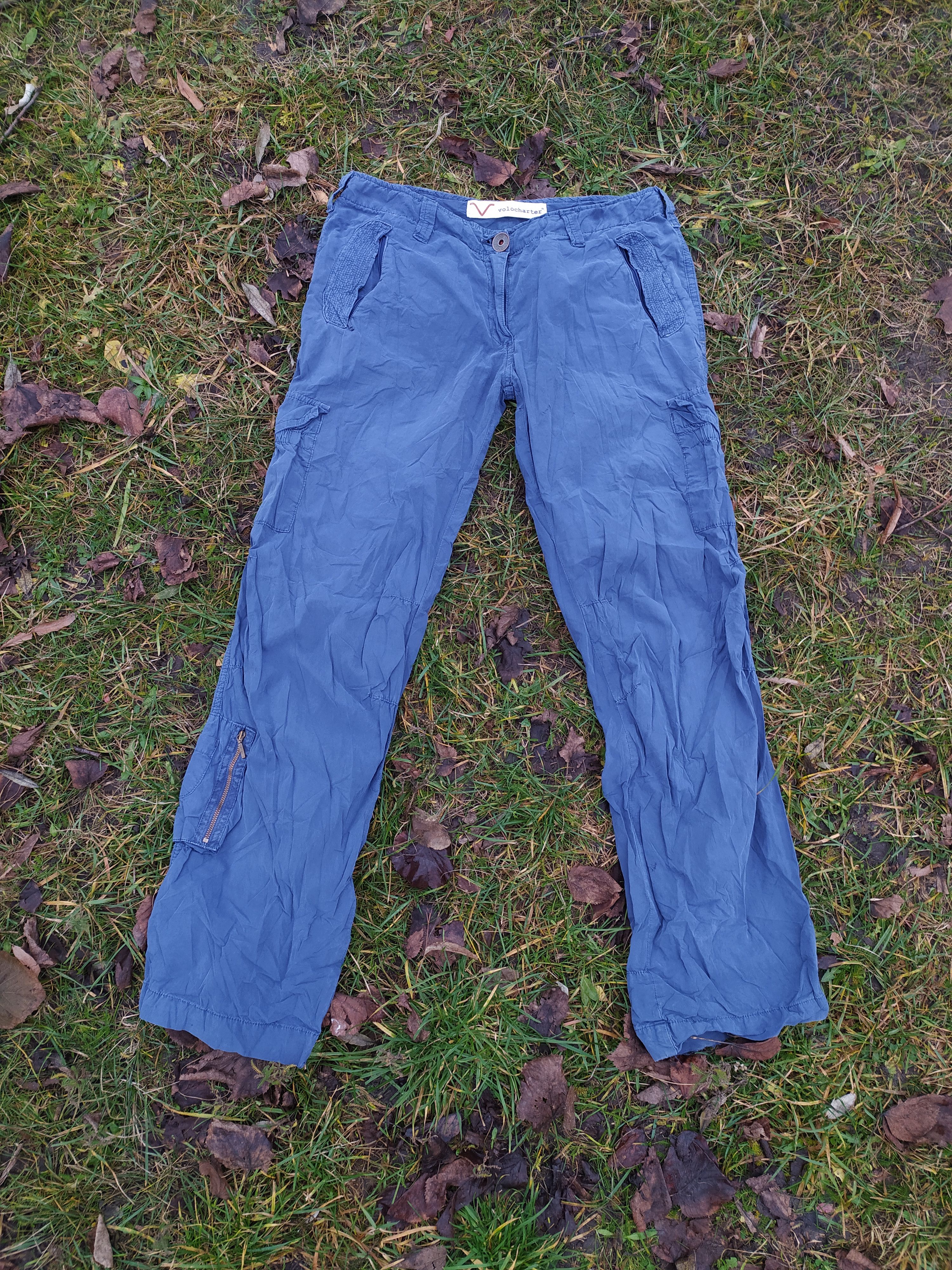 Japanese Brand × Vintage Vintage Y2K Cargo Military style Pocket Faded Pants Size US 30 / EU 46 - 1 Thumbnail