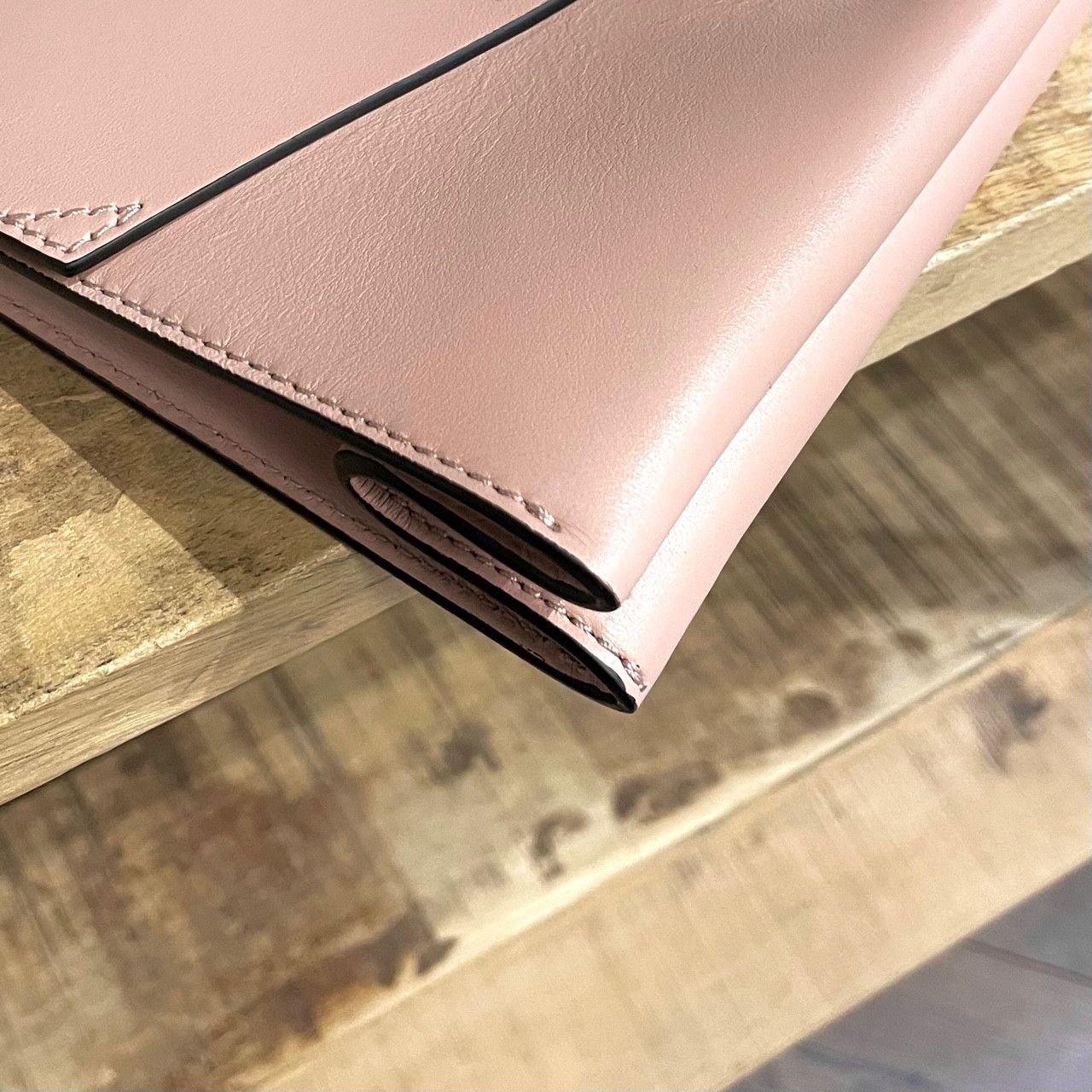 Proenza Schouler Proenza Schouler Blush Pink Leather Medium Curl Clutch Size ONE SIZE - 7 Thumbnail