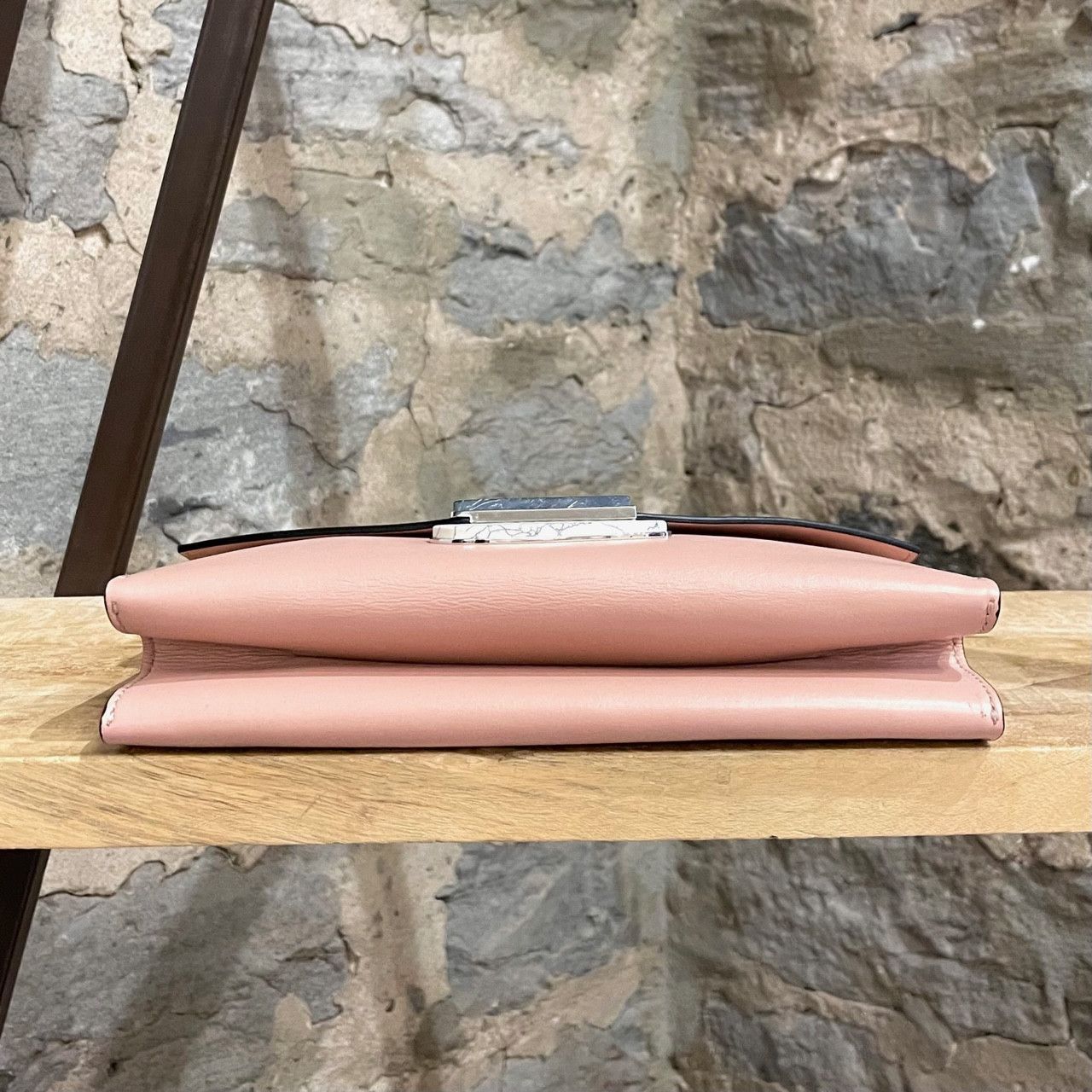 Proenza Schouler Proenza Schouler Blush Pink Leather Medium Curl Clutch Size ONE SIZE - 6 Thumbnail