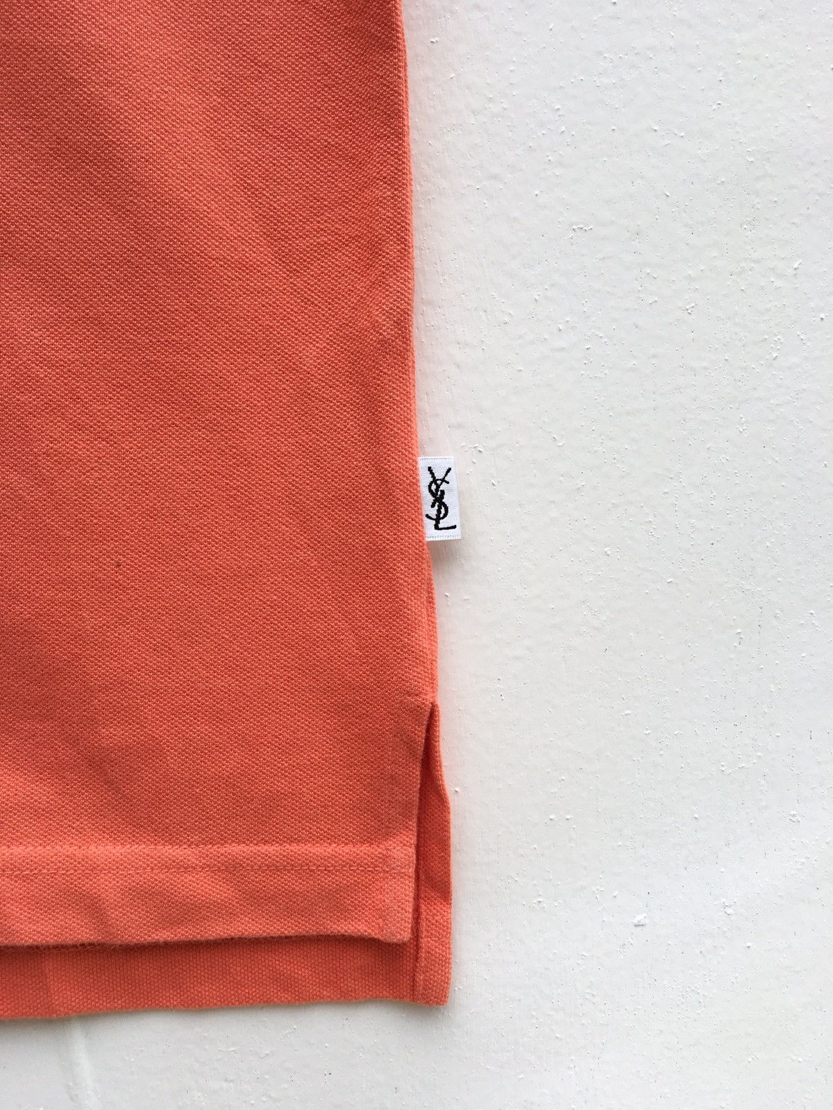 Yves Saint Laurent Vtg Yves Saint Laurent YSL Pour Homme Spellout Logo Polo Size US S / EU 44-46 / 1 - 8 Thumbnail