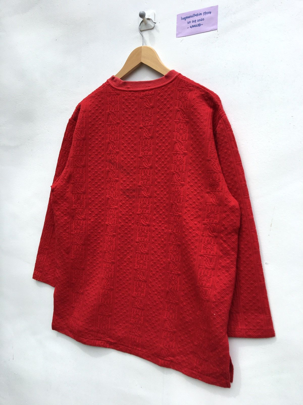 Valentino Vintage Rudolph Valentino Sweatshirt Embroidery Big Logo Size US L / EU 52-54 / 3 - 9 Thumbnail