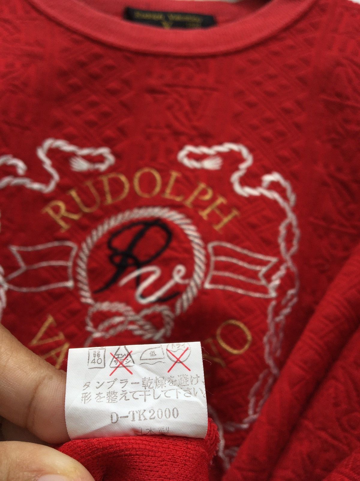 Valentino Vintage Rudolph Valentino Sweatshirt Embroidery Big Logo Size US L / EU 52-54 / 3 - 13 Thumbnail