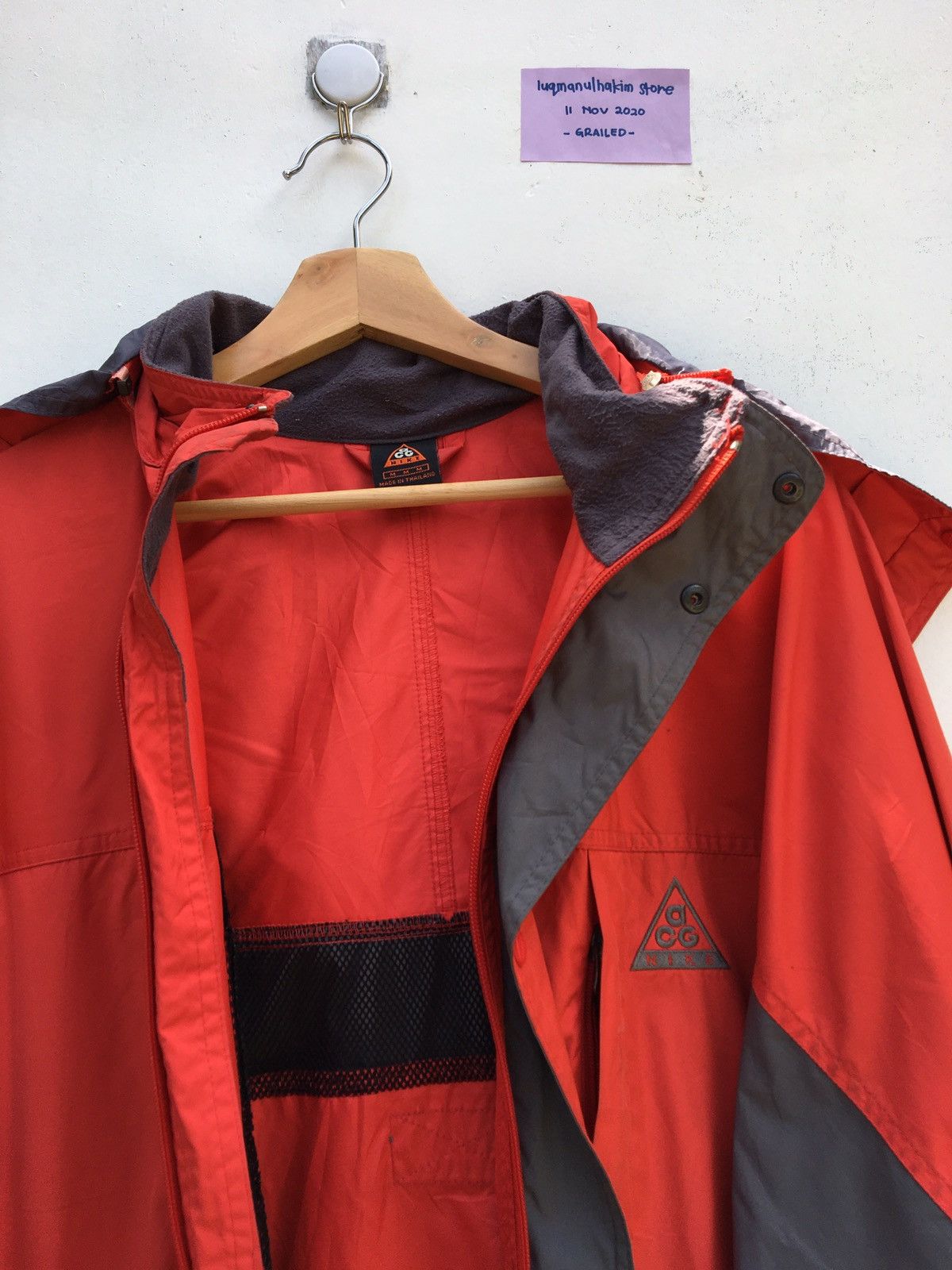 Nike NIKE ACG WindbreakerJacket 90' Streetwear Jacket Size US L / EU 52-54 / 3 - 14 Thumbnail