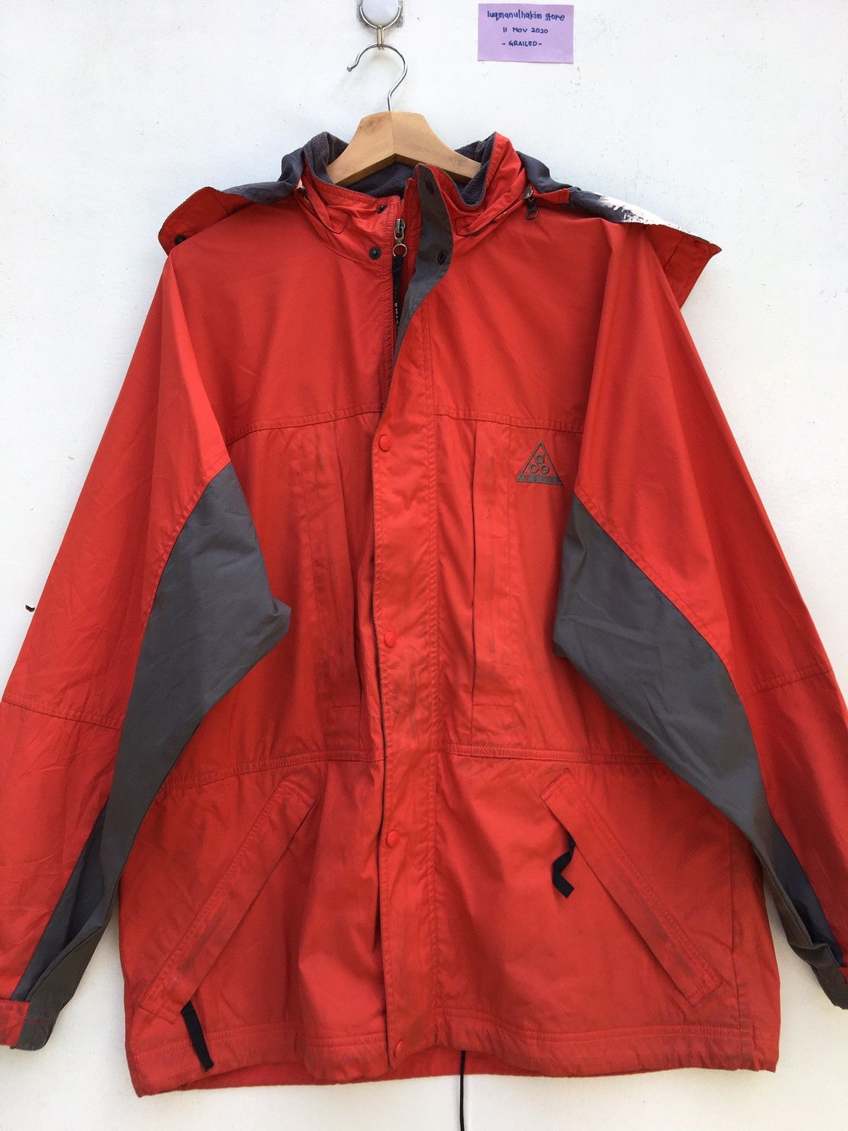 Nike NIKE ACG WindbreakerJacket 90' Streetwear Jacket Size US L / EU 52-54 / 3 - 4 Thumbnail