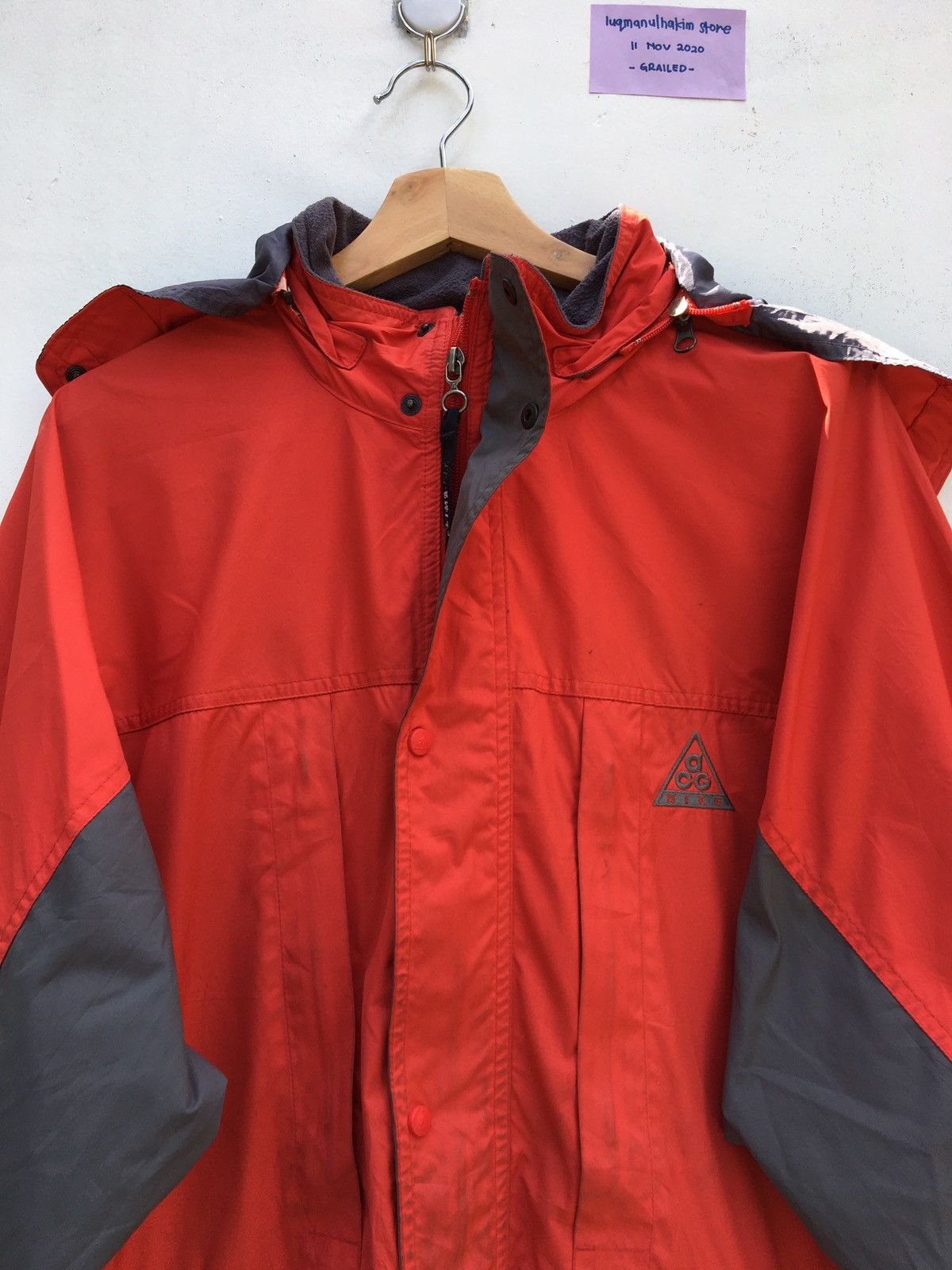 Nike NIKE ACG WindbreakerJacket 90' Streetwear Jacket Size US L / EU 52-54 / 3 - 5 Thumbnail