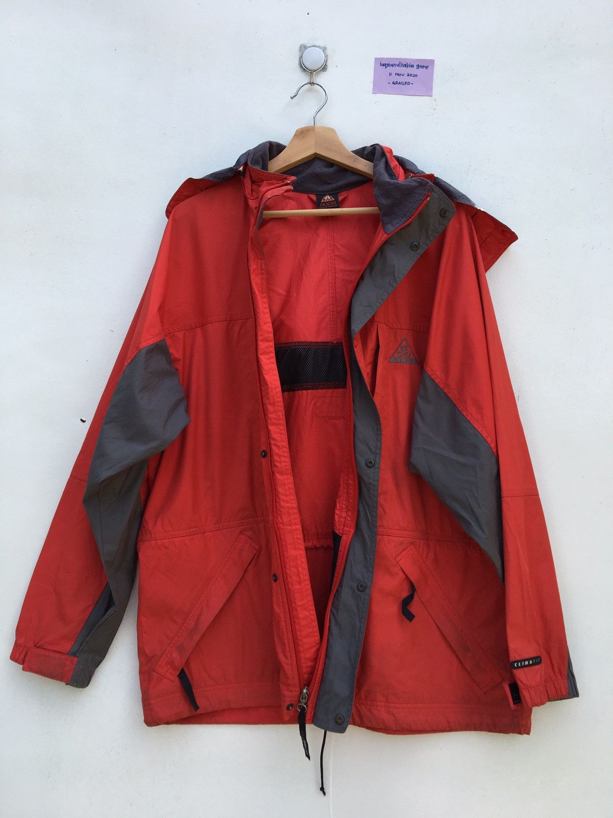 Nike NIKE ACG WindbreakerJacket 90' Streetwear Jacket Size US L / EU 52-54 / 3 - 13 Thumbnail