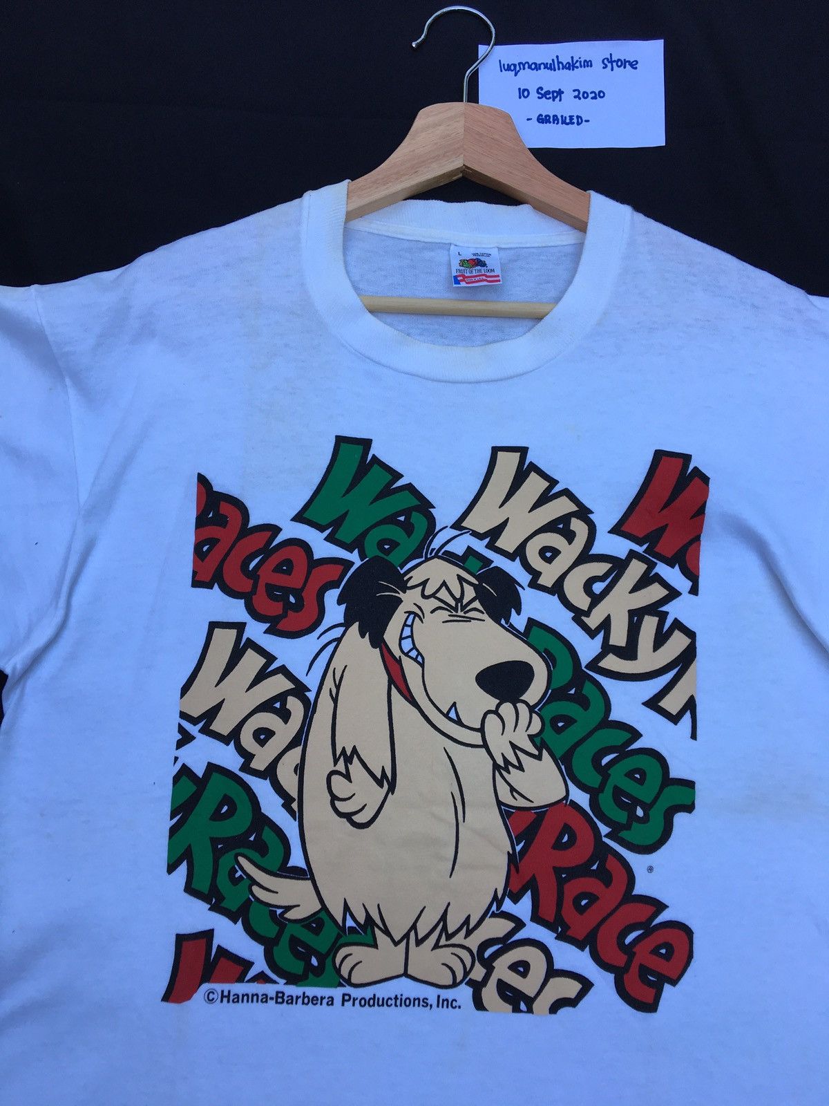 Cartoon Network Vintage Hanna Barbera Wacky Races Cartoon Series Tshirt Size US L / EU 52-54 / 3 - 5 Thumbnail