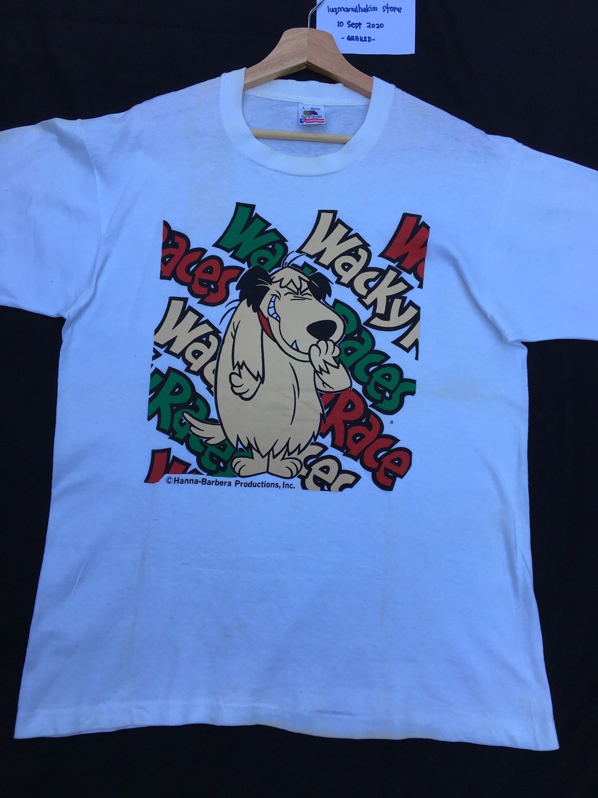 Cartoon Network Vintage Hanna Barbera Wacky Races Cartoon Series Tshirt Size US L / EU 52-54 / 3 - 4 Thumbnail