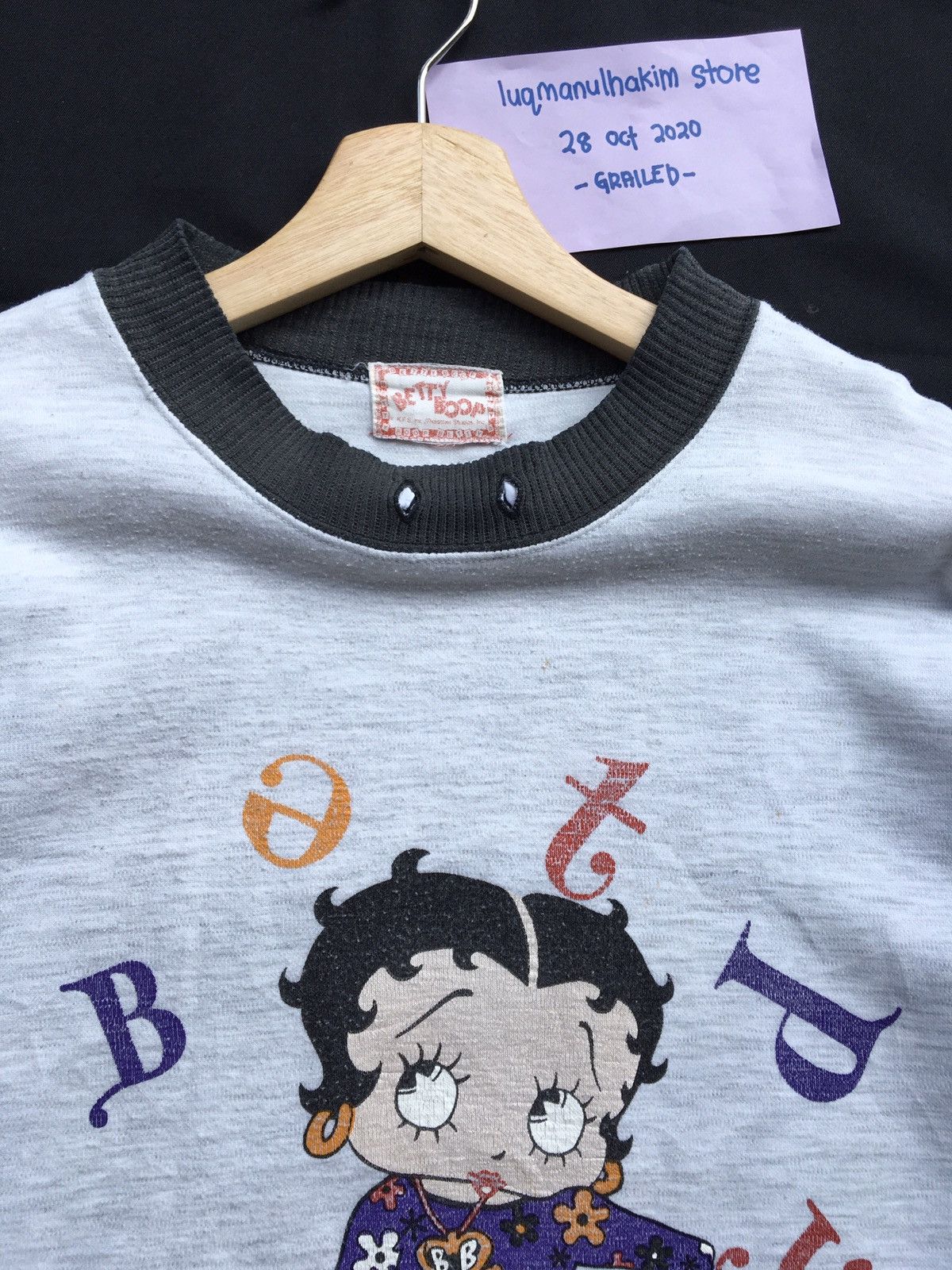 Cartoon Network Vintage Betty Boop Sweatshirt Cartoon Network Jumper Casual Size US L / EU 52-54 / 3 - 7 Thumbnail