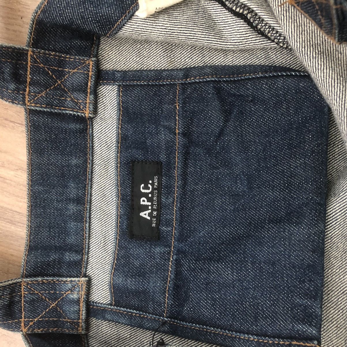 A.P.C. APC Anchor Denim Tote Bag Jeans Size ONE SIZE - 6 Thumbnail