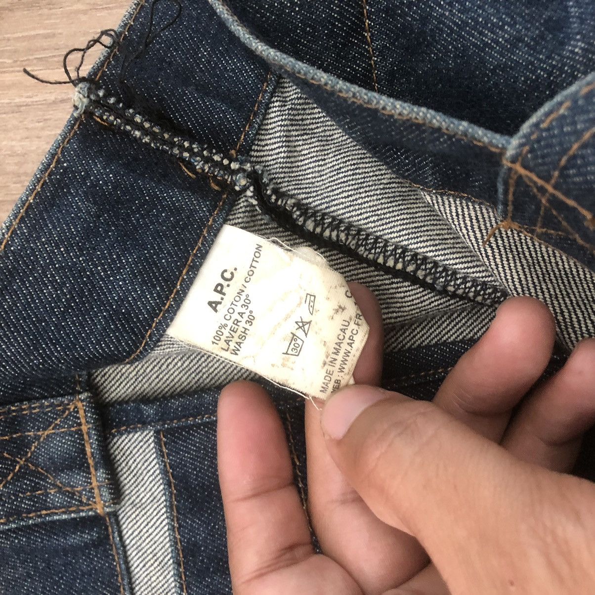 A.P.C. APC Anchor Denim Tote Bag Jeans Size ONE SIZE - 7 Thumbnail