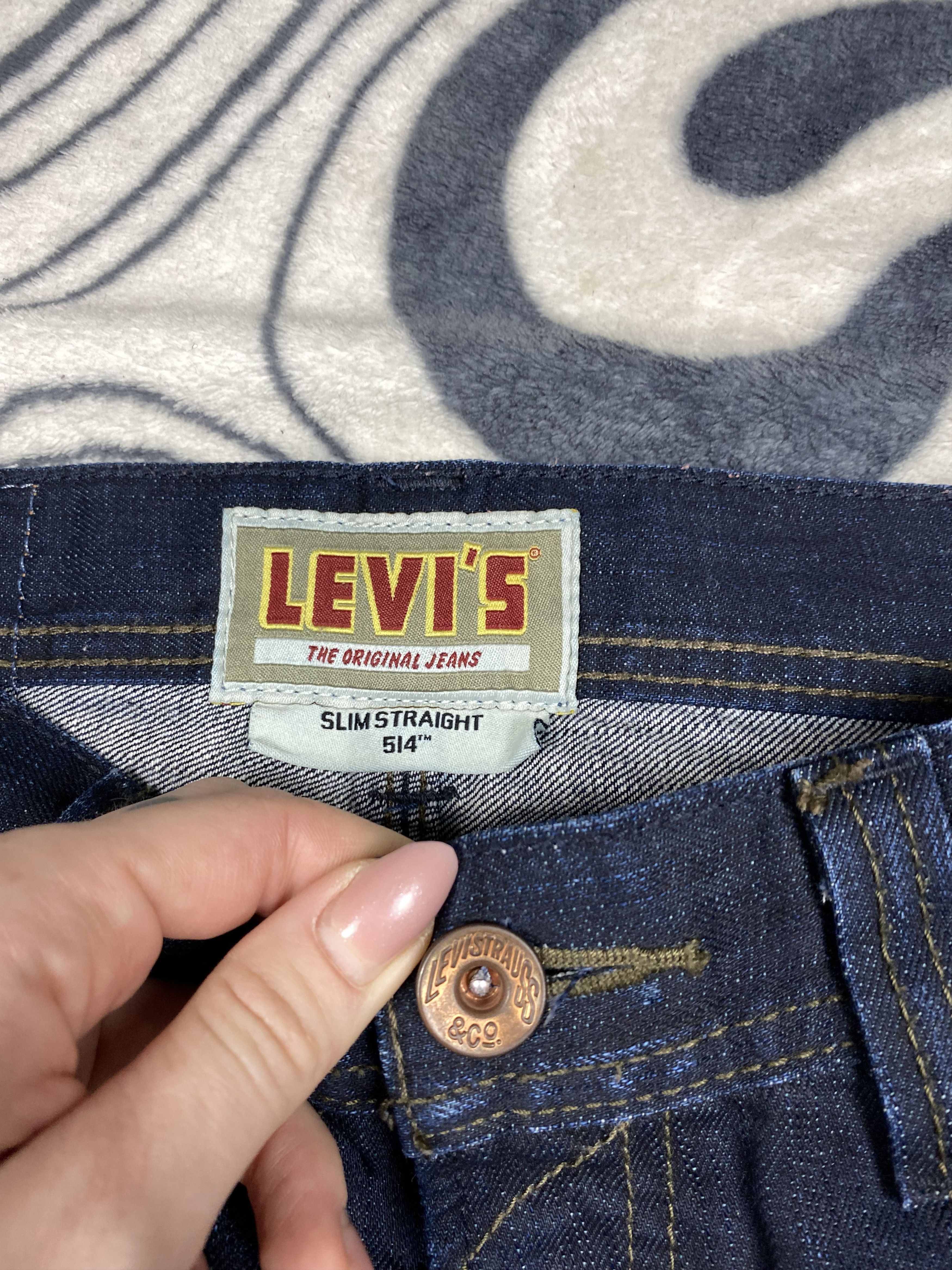 Levi's Levis 514 Vintage Mens Denim Pants Jeans Slim Straight Size US 30 / EU 46 - 7 Thumbnail