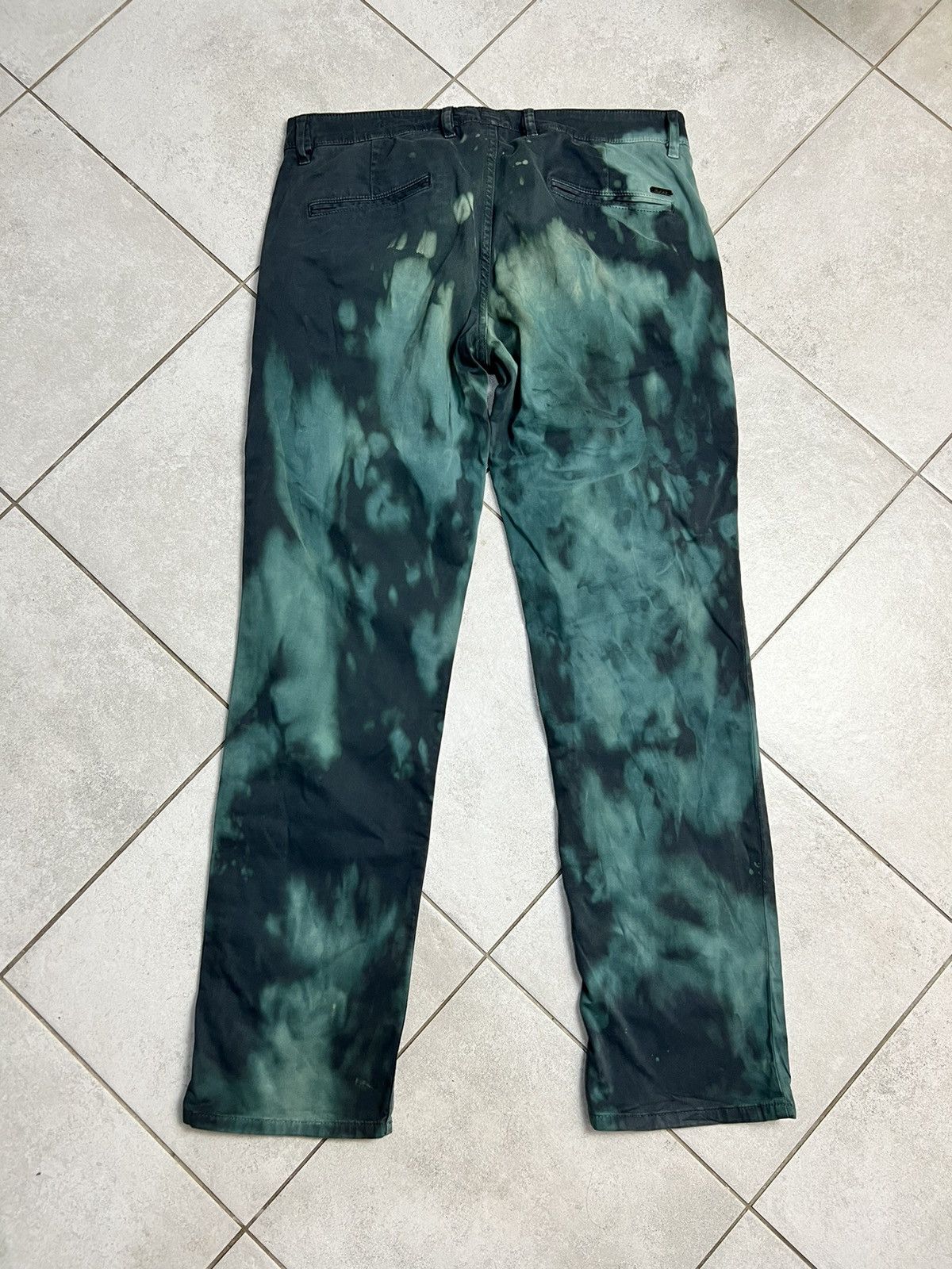 Hugo Boss Rare Hugo Boss Orange Acid Wash Avant Garde Pants Hype 35x32 Size US 35 - 2 Thumbnail
