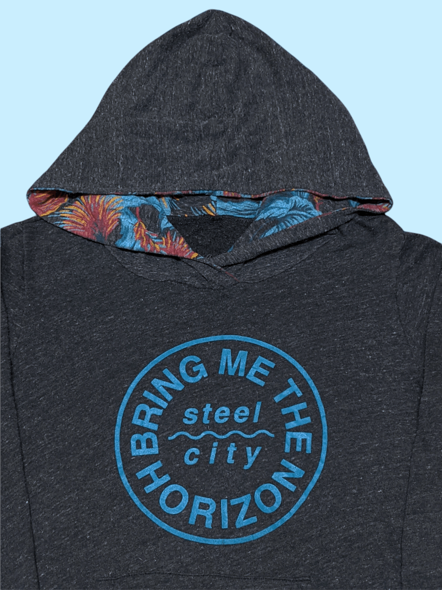 Band Tees × Bravado × Vintage Vintage Bring Me the Horizon BMTH Steel City Hoodie Size US M / EU 48-50 / 2 - 2 Thumbnail