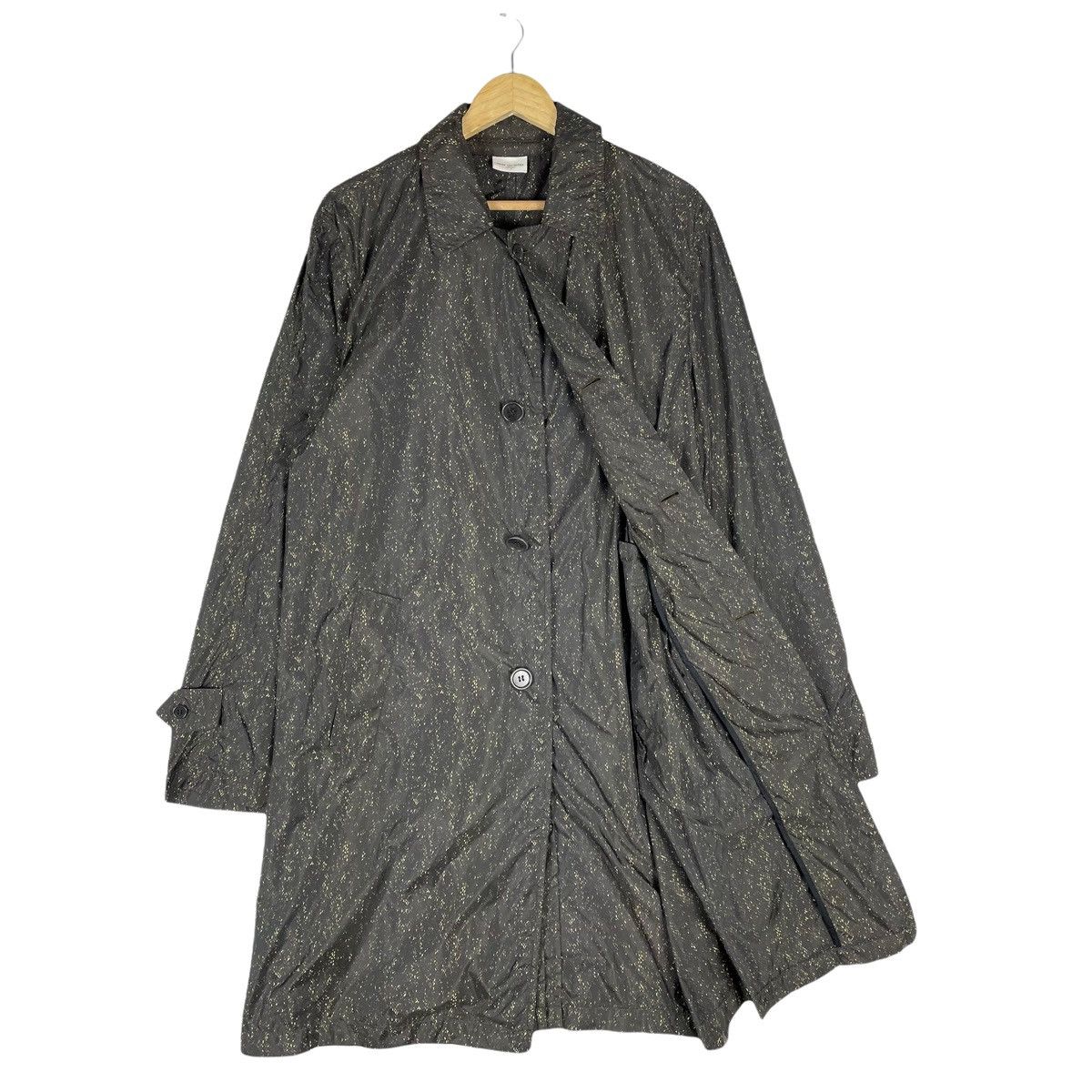 Dries Van Noten 🔥DRIES VAN NOTEN Polyamide Long Coat Light Jacket Size US L / EU 52-54 / 3 - 4 Thumbnail