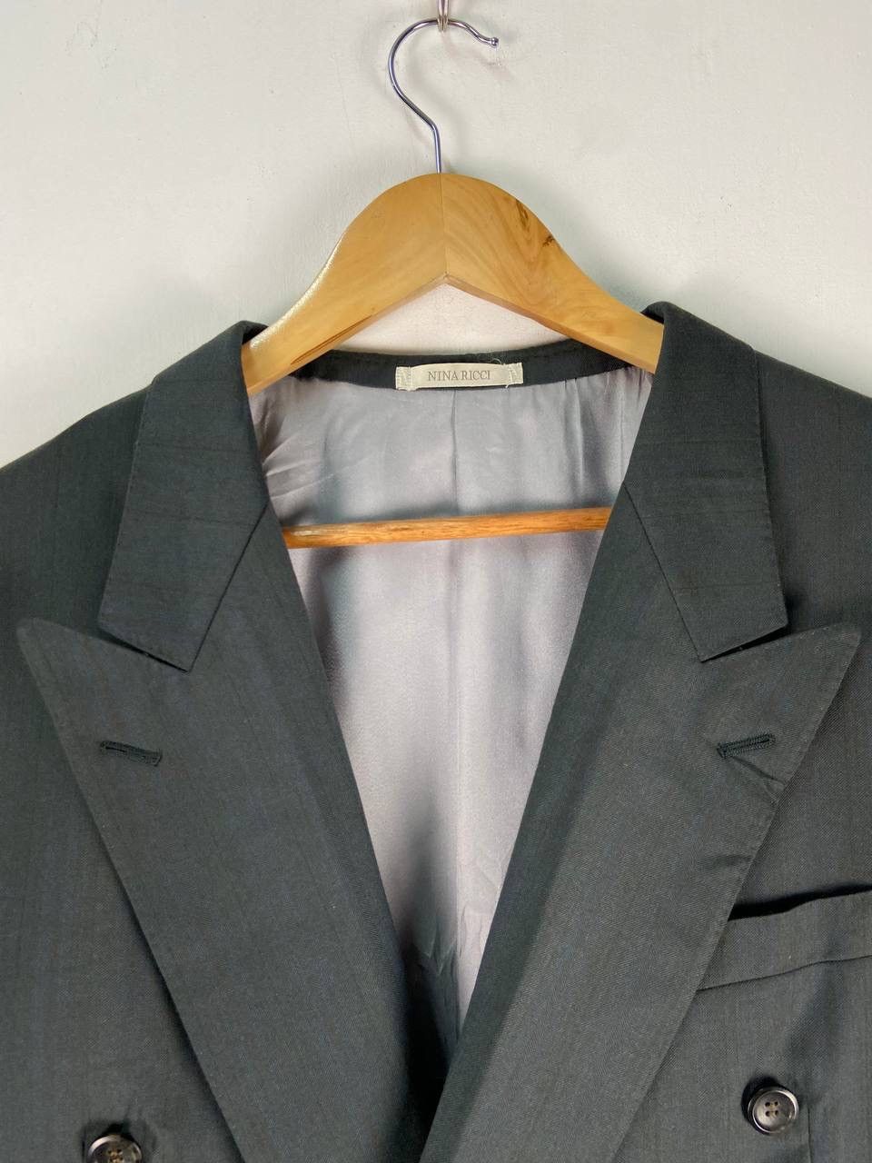 Designer × Vintage Vintage Nina Ricci Blazer Jacket Size US L / EU 52-54 / 3 - 6 Thumbnail