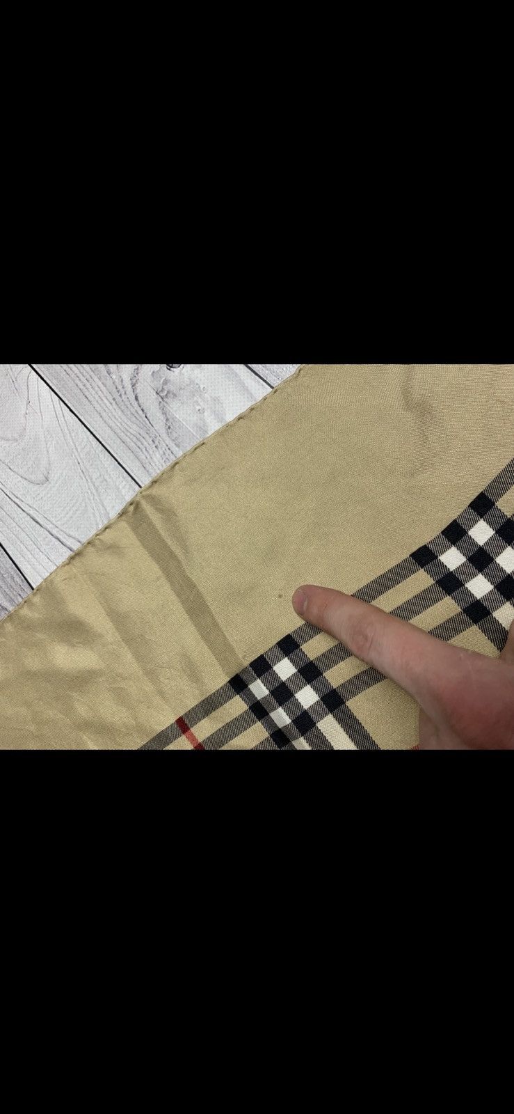 Burberry × Vintage Vintage Burberry’s scarf plaid Luxury Size ONE SIZE - 7 Thumbnail
