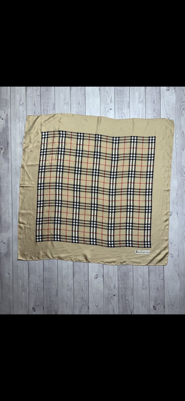 Burberry × Vintage Vintage Burberry’s scarf plaid Luxury Size ONE SIZE - 2 Thumbnail