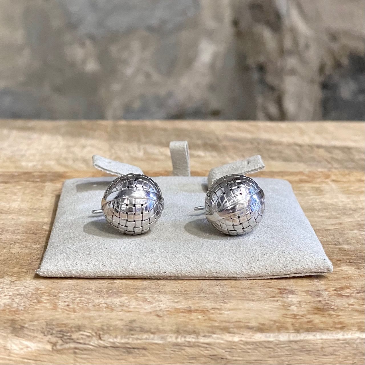 Bottega Veneta Bottega Veneta 18k White Gold Short Sfera Drop Earrings Size ONE SIZE - 4 Thumbnail