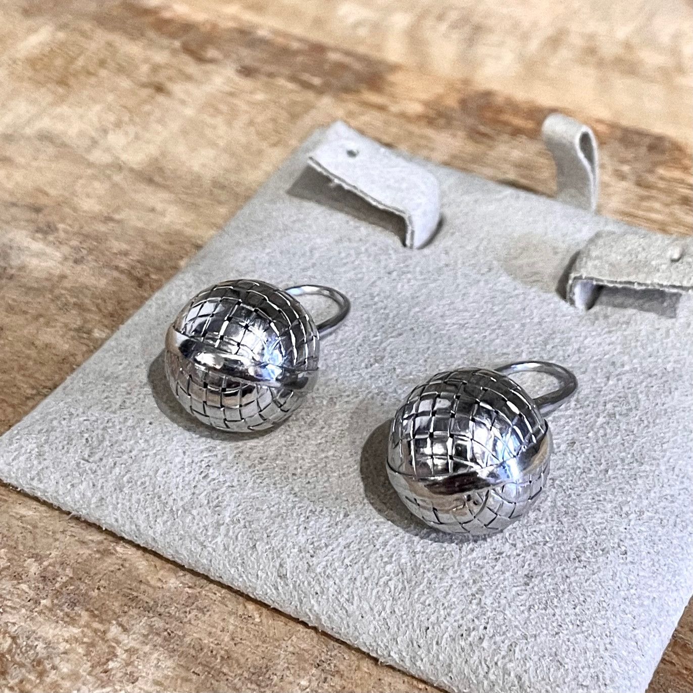 Bottega Veneta Bottega Veneta 18k White Gold Short Sfera Drop Earrings Size ONE SIZE - 5 Thumbnail
