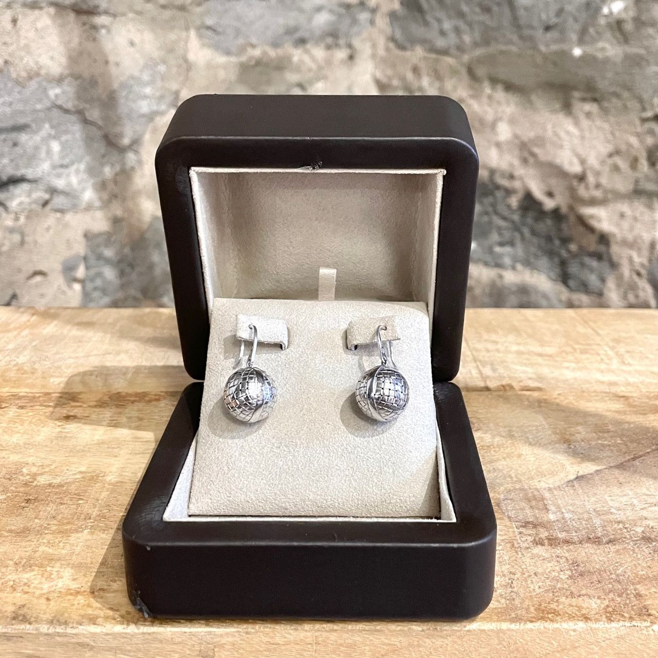 Bottega Veneta Bottega Veneta 18k White Gold Short Sfera Drop Earrings Size ONE SIZE - 2 Thumbnail