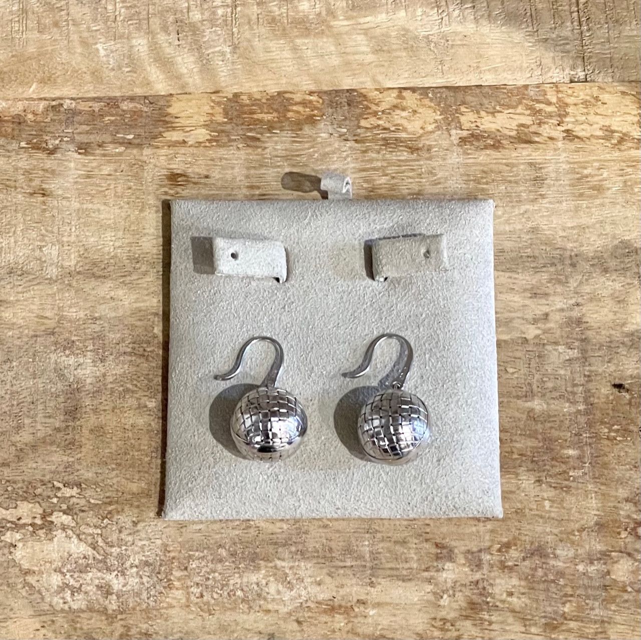 Bottega Veneta Bottega Veneta 18k White Gold Short Sfera Drop Earrings Size ONE SIZE - 3 Thumbnail