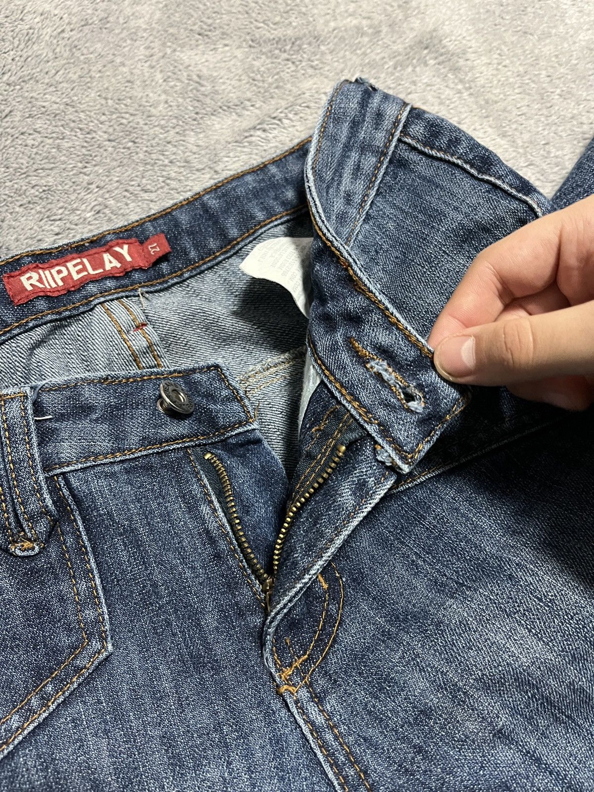 Japanese Brand Vintage Rivets Avant-garde Pants Punk Style like Kapital Size 27" / US 4 / IT 40 - 4 Thumbnail