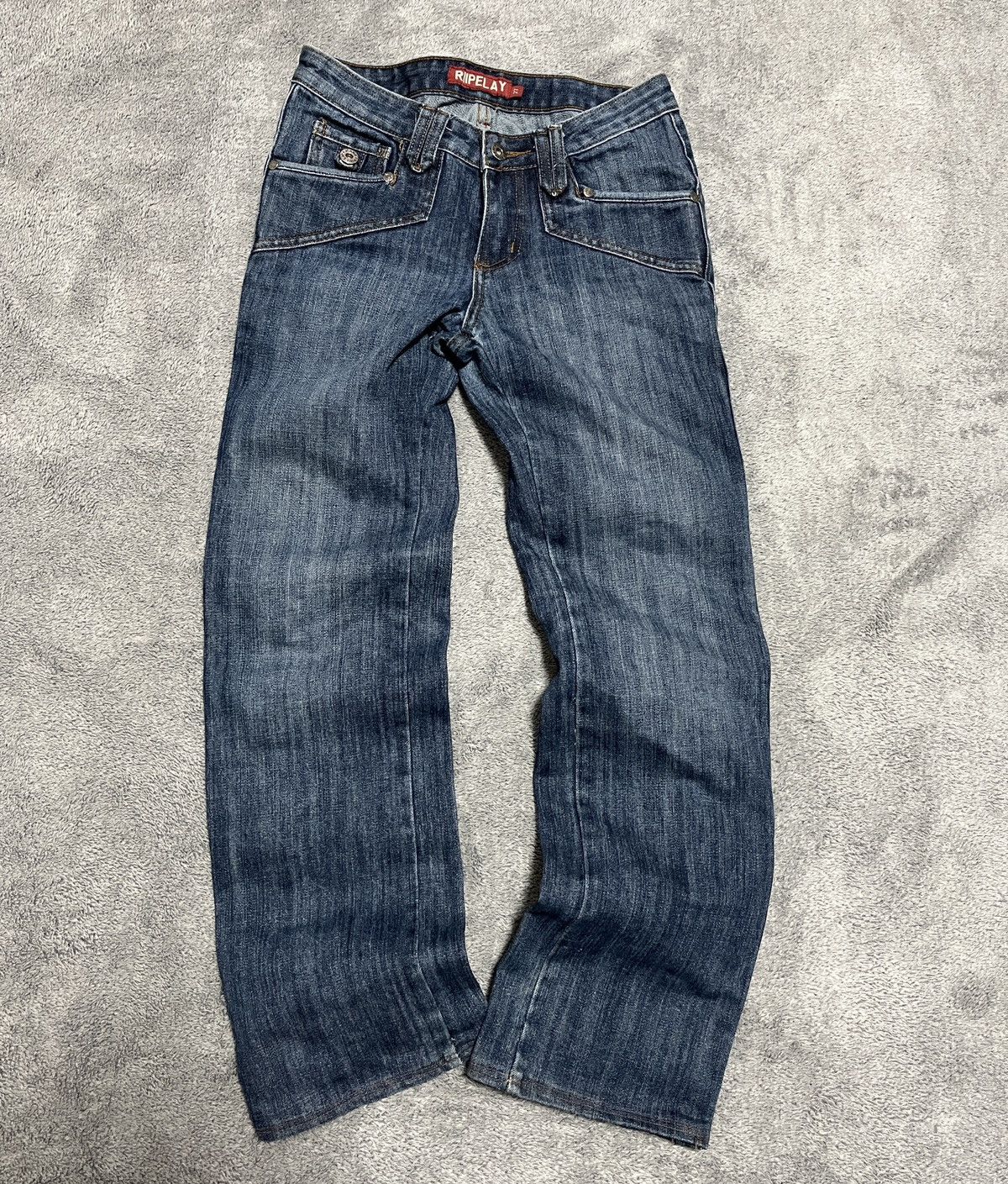 Japanese Brand Vintage Rivets Avant-garde Pants Punk Style like Kapital Size 27" / US 4 / IT 40 - 2 Thumbnail