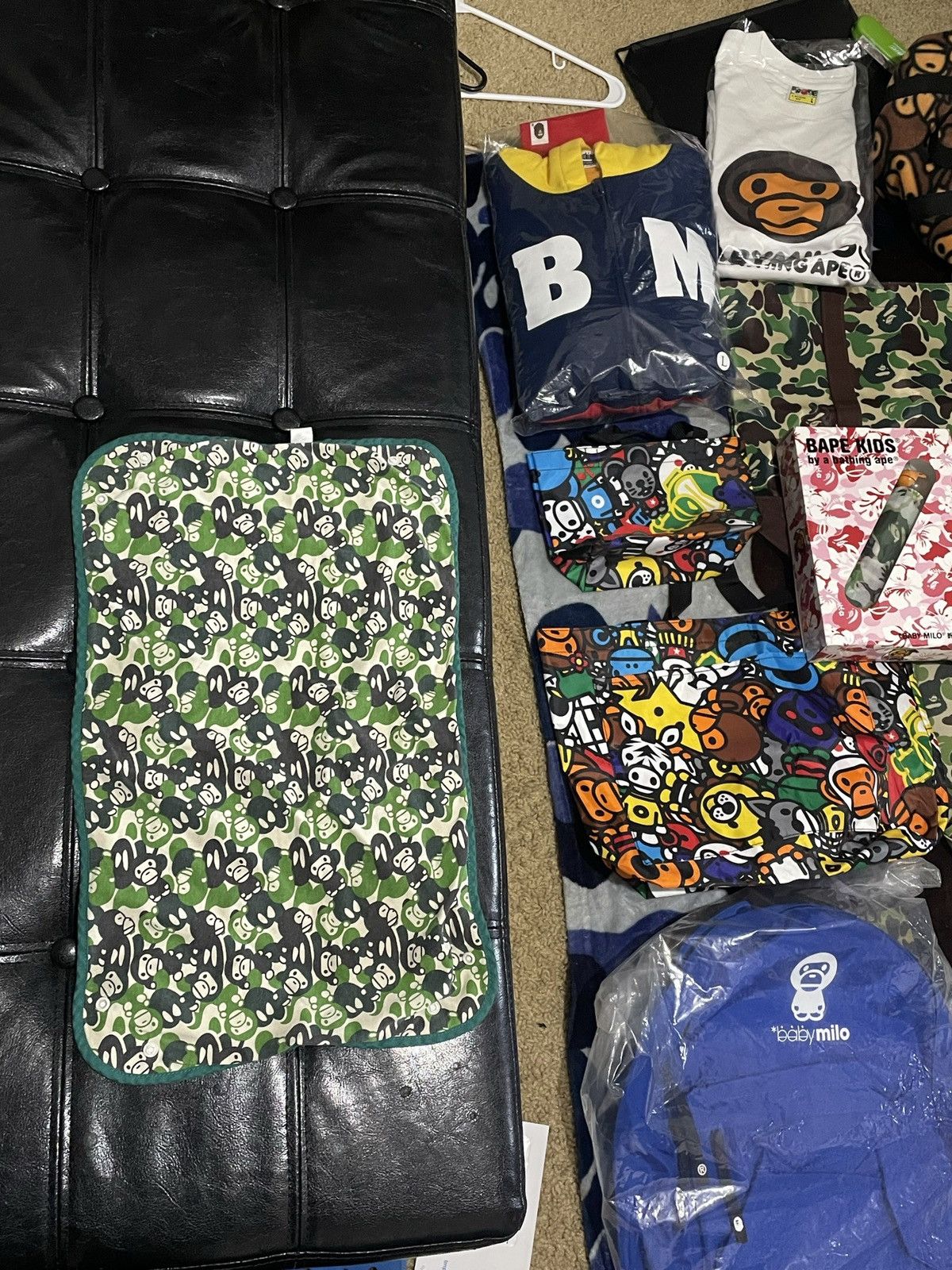 Bape Bape baby Milo mini blanket Size ONE SIZE - 2 Thumbnail