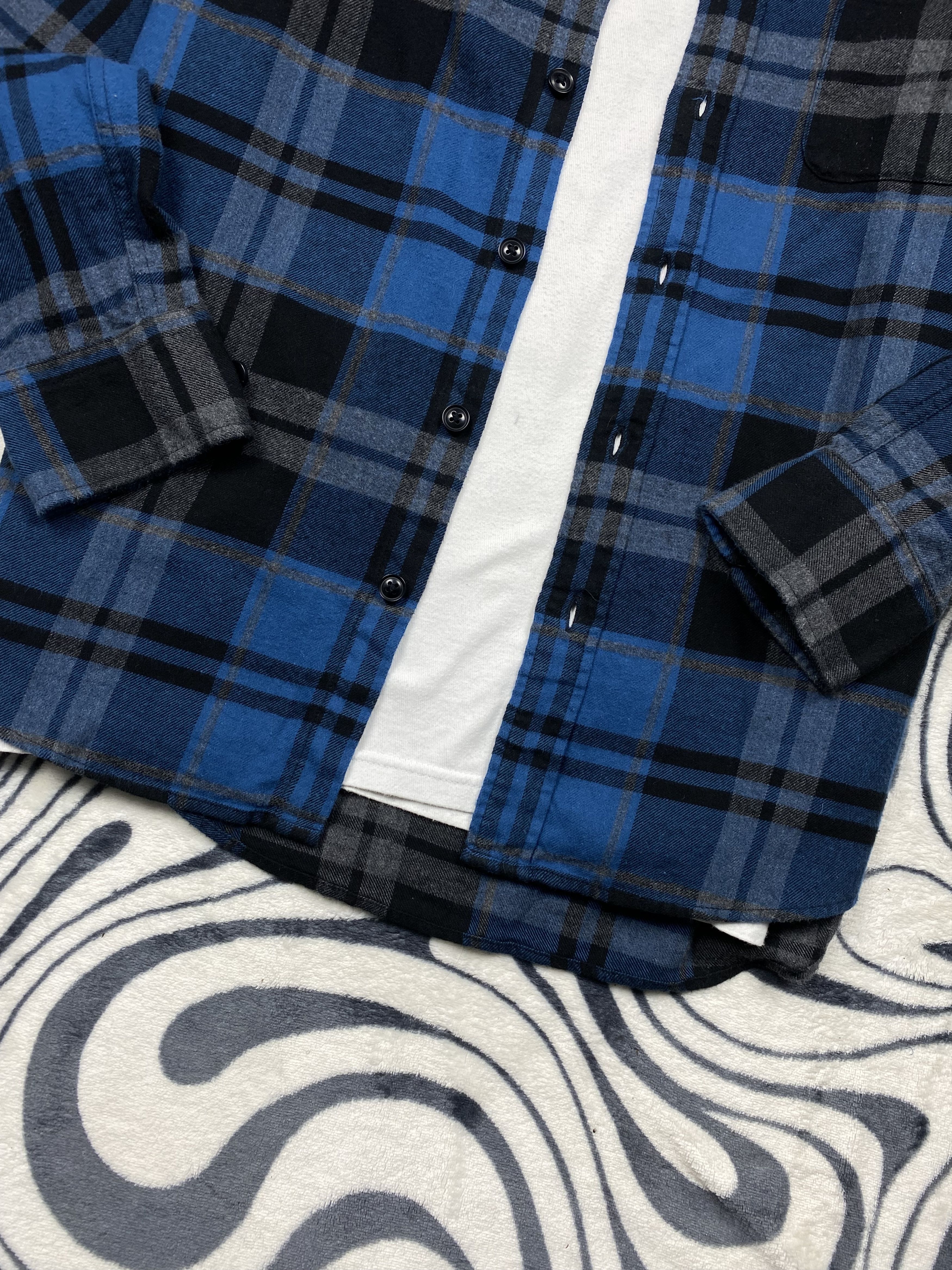 Flannel × Uniqlo Uniqlo Flannel Mens Plaid Shirt Size US S / EU 44-46 / 1 - 3 Thumbnail