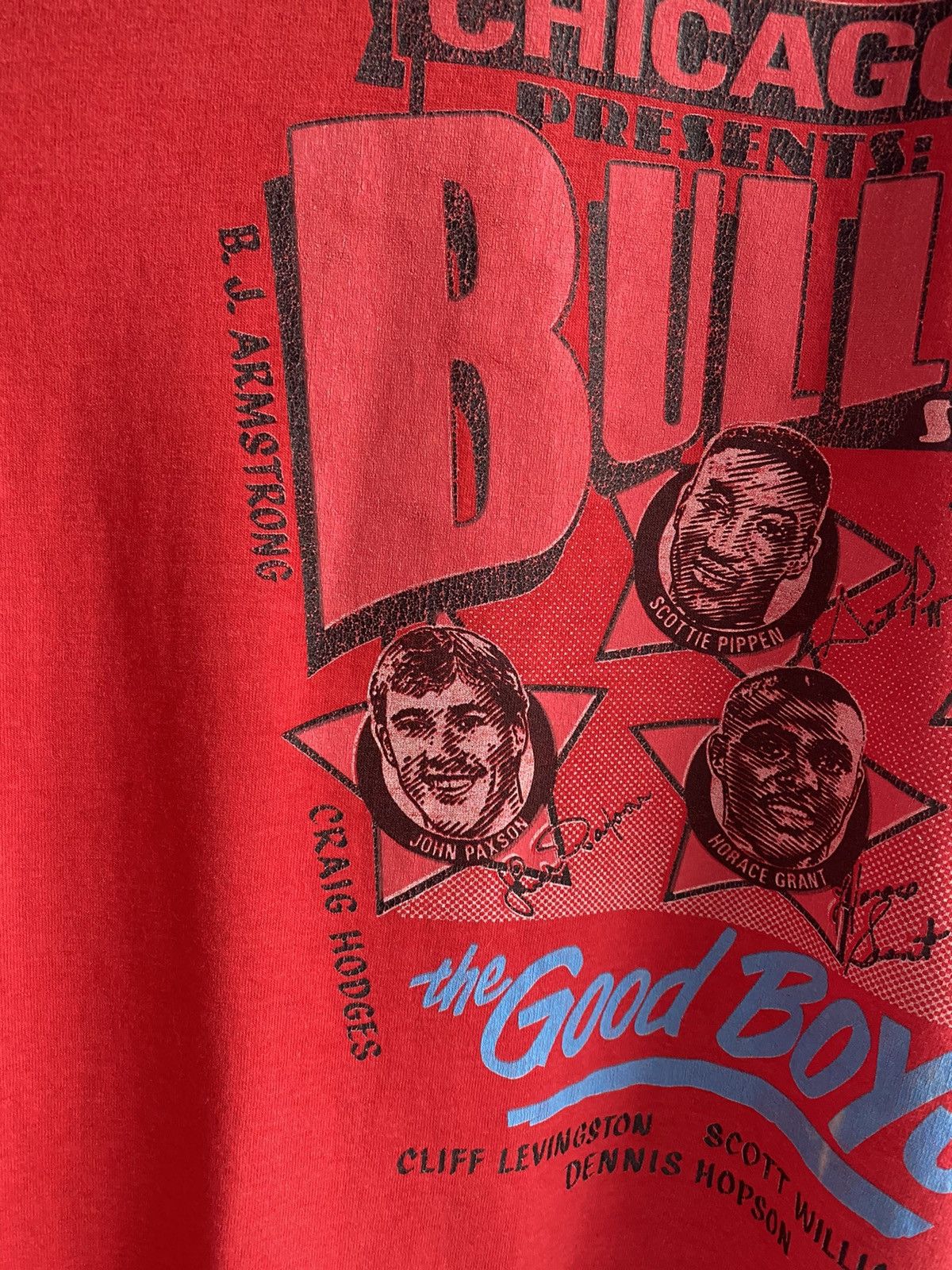 NBA × Vintage Vintage 1991 Chicago Bulls World Champs Jordan Grant Hodgers Size US XL / EU 56 / 4 - 5 Thumbnail