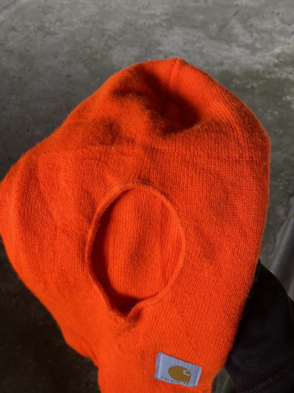 Carhartt × Carhartt Wip ‼️BIG SALE‼️ Carhartt WIP Balaclava Hat Y2K Orange OS Size ONE SIZE - 5 Thumbnail