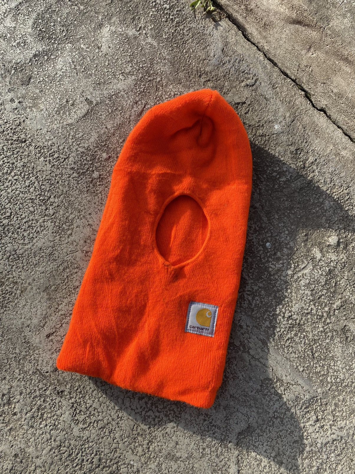 Carhartt × Carhartt Wip ‼️BIG SALE‼️ Carhartt WIP Balaclava Hat Y2K Orange OS Size ONE SIZE - 3 Thumbnail