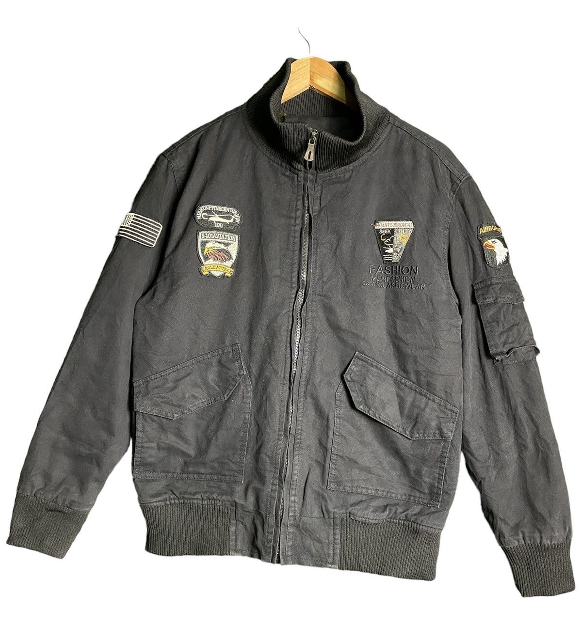 Japanese Brand US AIR FORCE BOMBER JACKET Size US XL / EU 56 / 4 - 1 Thumbnail