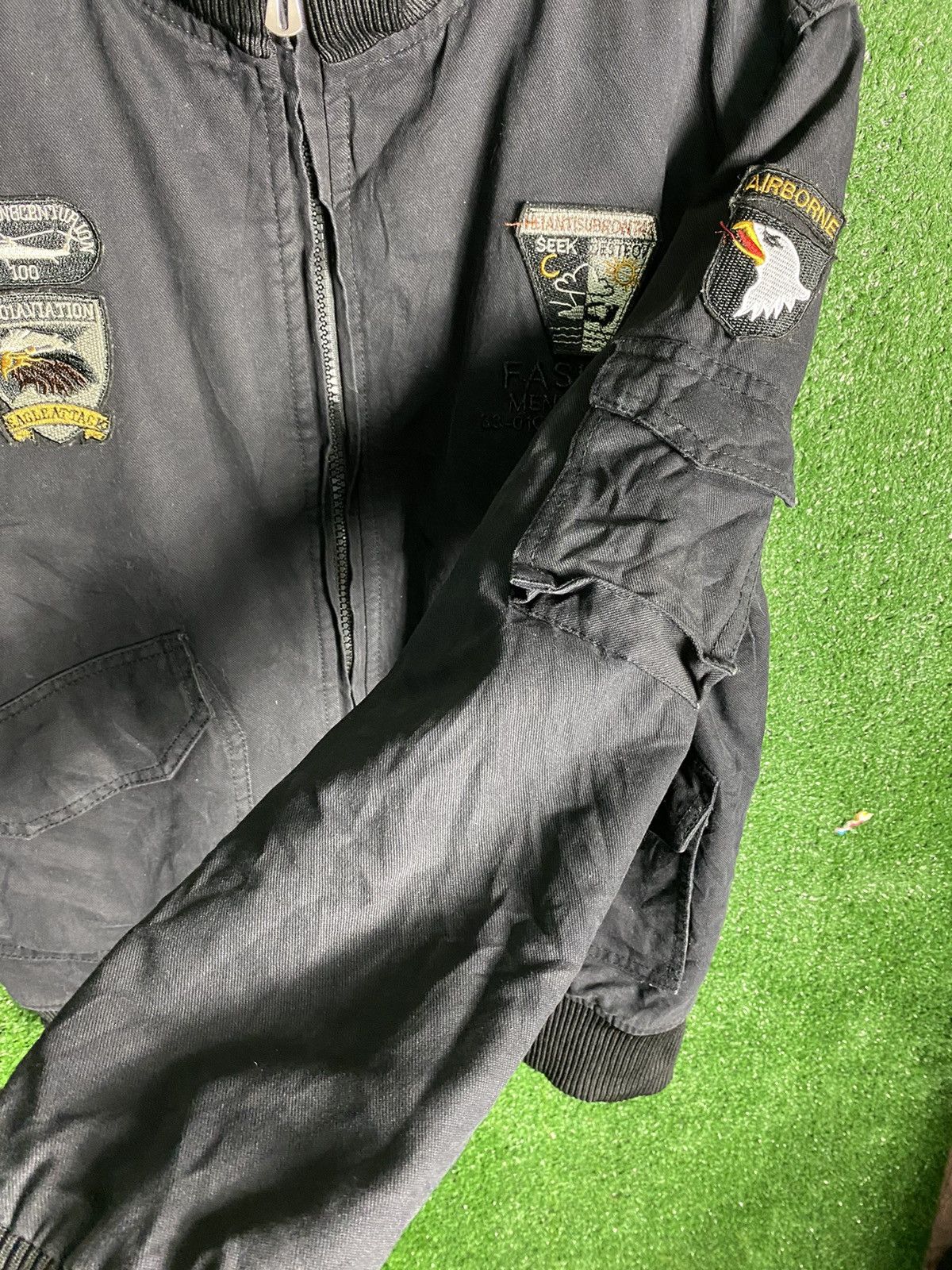 Japanese Brand US AIR FORCE BOMBER JACKET Size US XL / EU 56 / 4 - 7 Thumbnail