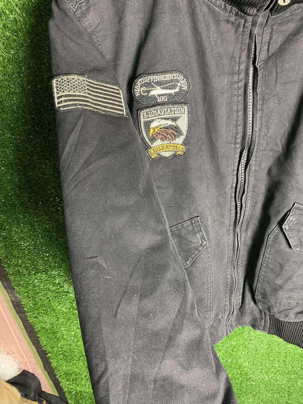 Japanese Brand US AIR FORCE BOMBER JACKET Size US XL / EU 56 / 4 - 8 Thumbnail
