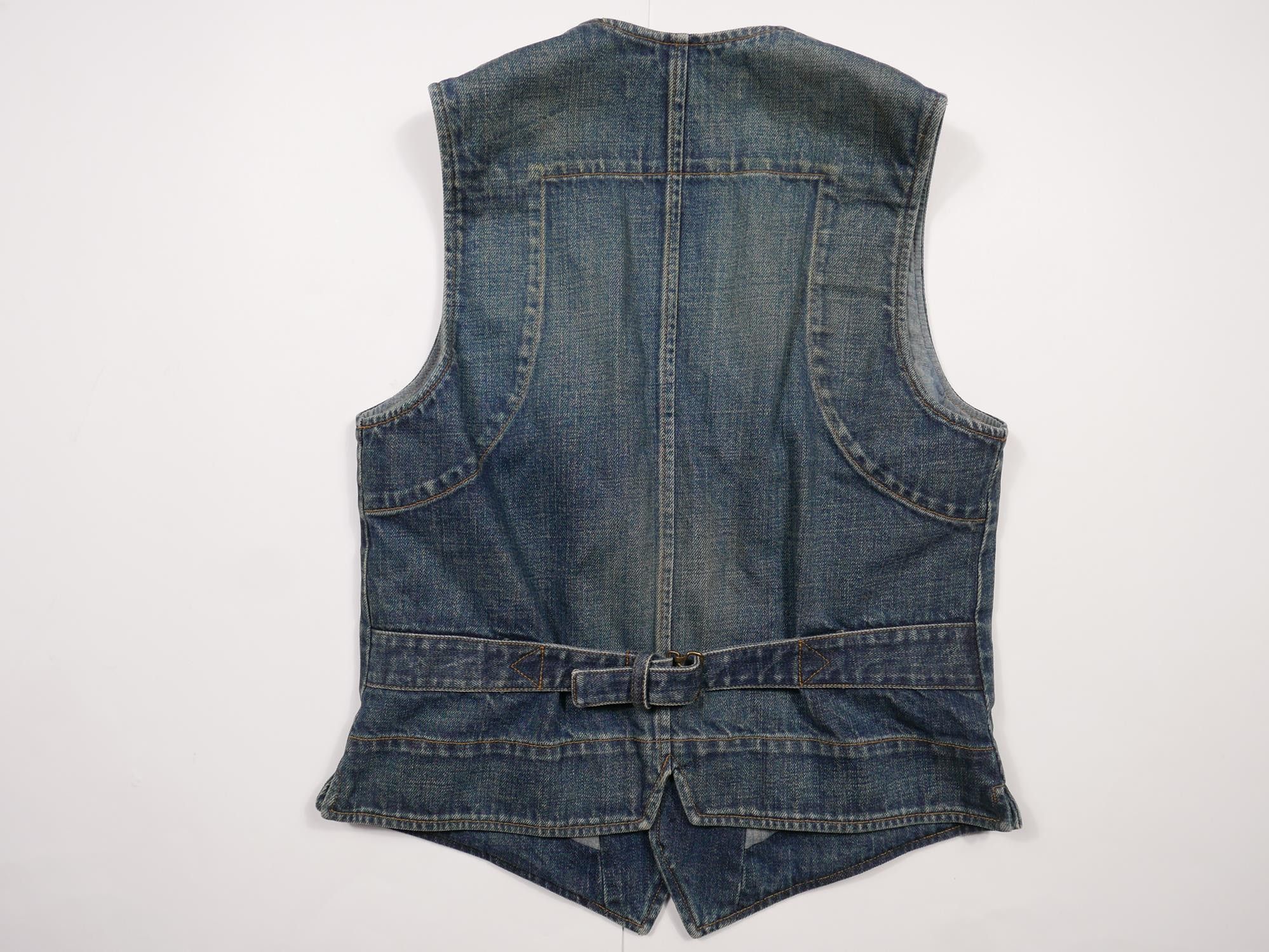 Ralph Lauren Purple Label Collection Vest Denim Jacket USA