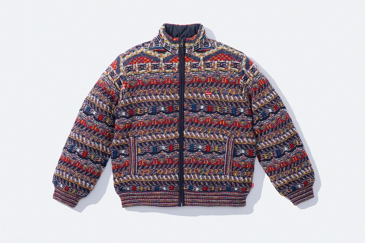Supreme Missoni Reversible Knit Jacket - Bombers 
