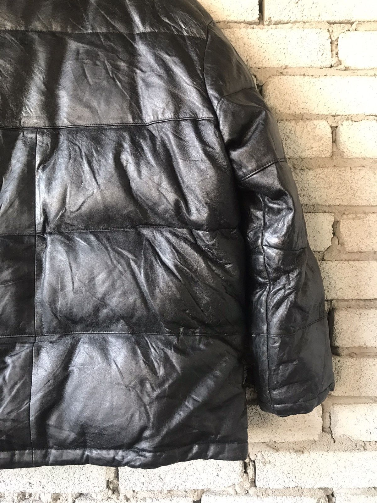 Avirex Avirex Quilted Leather Jacket Size US M / EU 48-50 / 2 - 15 Thumbnail