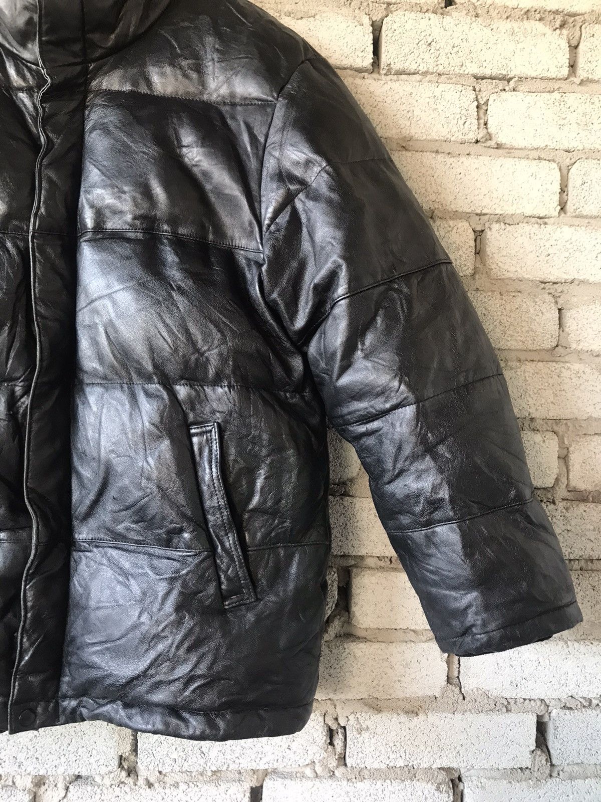 Avirex Avirex Quilted Leather Jacket Size US M / EU 48-50 / 2 - 3 Thumbnail