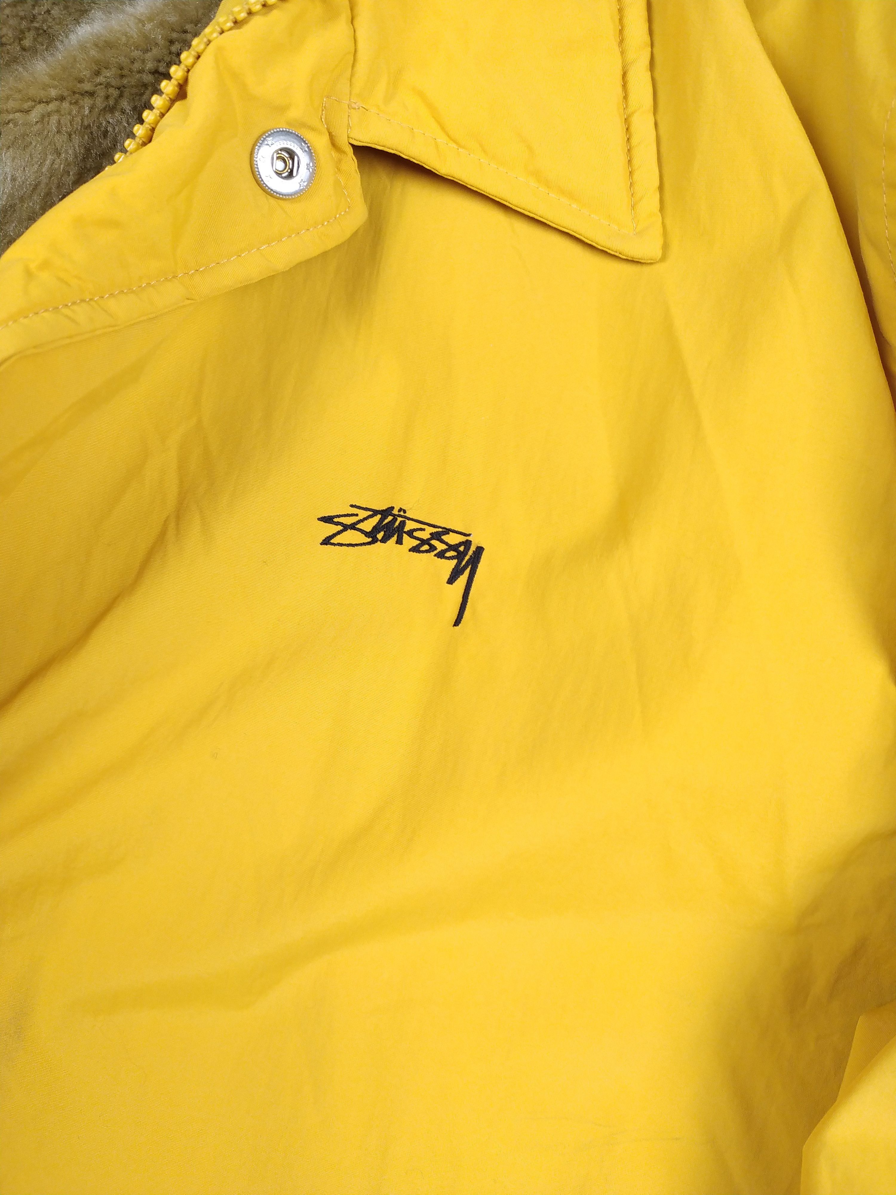 Stussy Stussy - yellow coach jacket sherpa Size US L / EU 52-54 / 3 - 5 Thumbnail