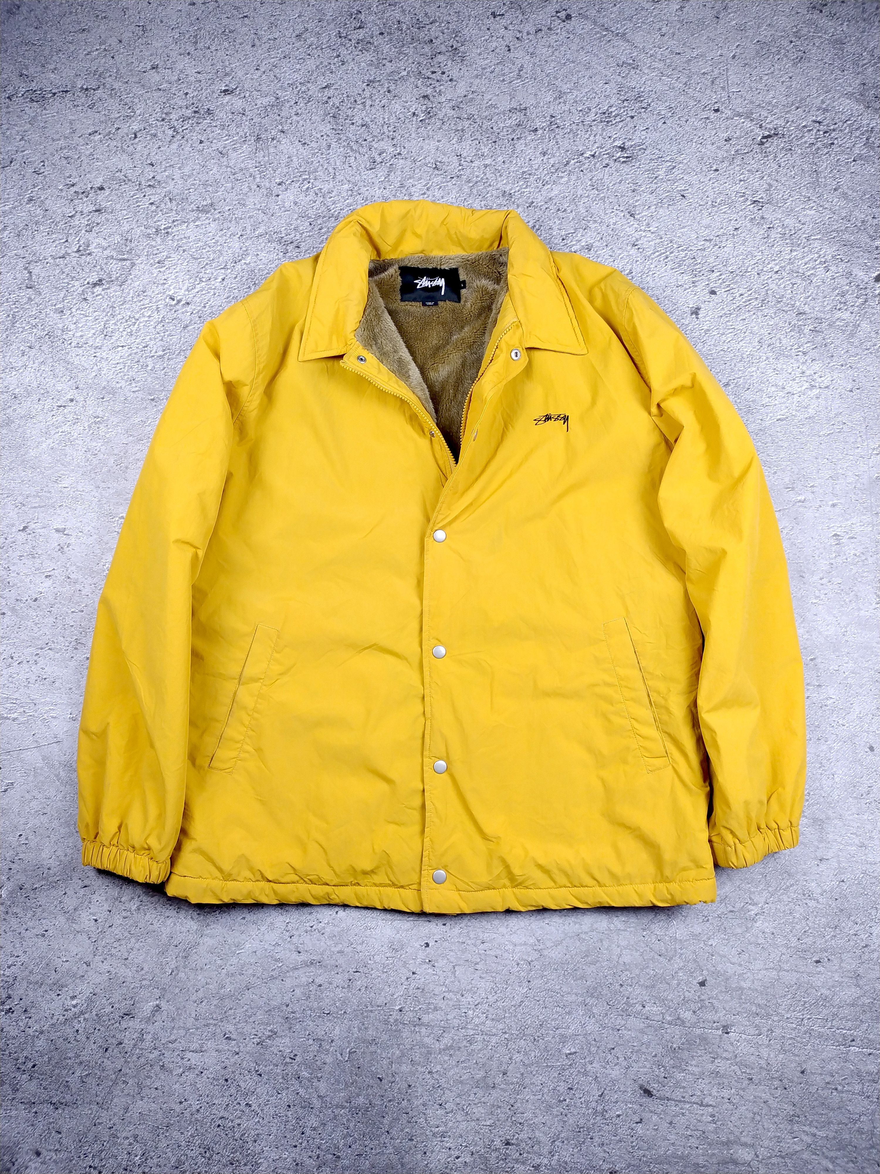 Stussy Stussy - yellow coach jacket sherpa Size US L / EU 52-54 / 3 - 2 Thumbnail