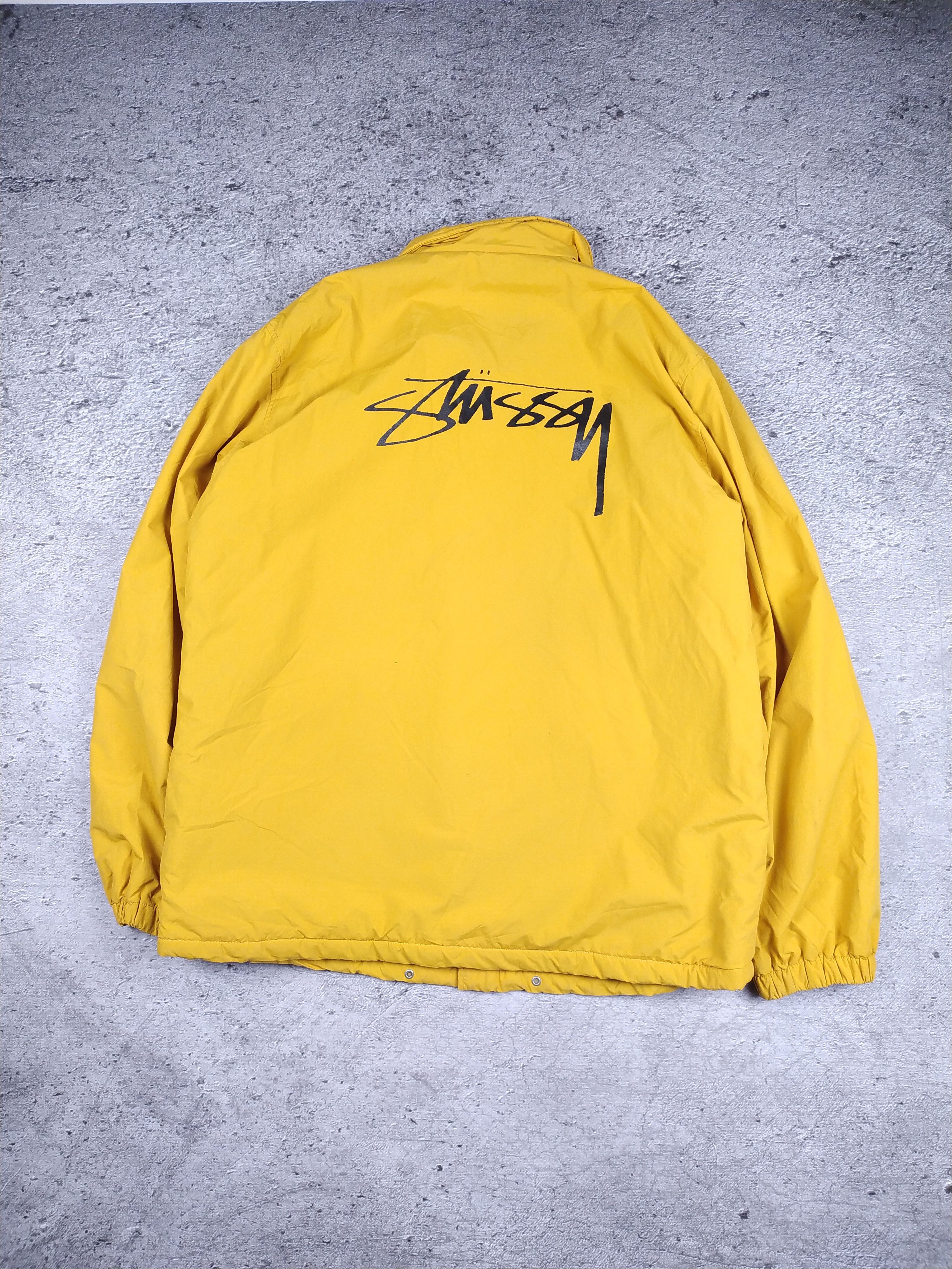Stussy Stussy - yellow coach jacket sherpa Size US L / EU 52-54 / 3 - 3 Thumbnail