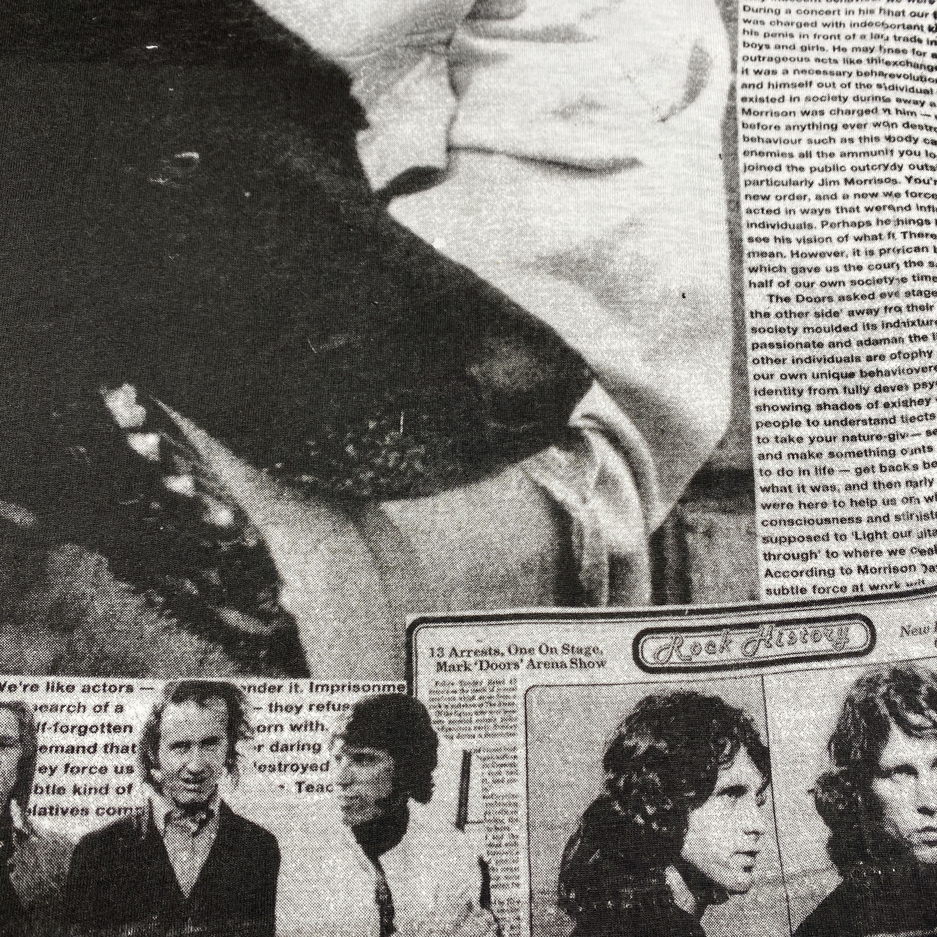 Band Tees Vintage 90s The Doors Jim Morrison All Over Euro T Shirt Size US XL / EU 56 / 4 - 6 Thumbnail