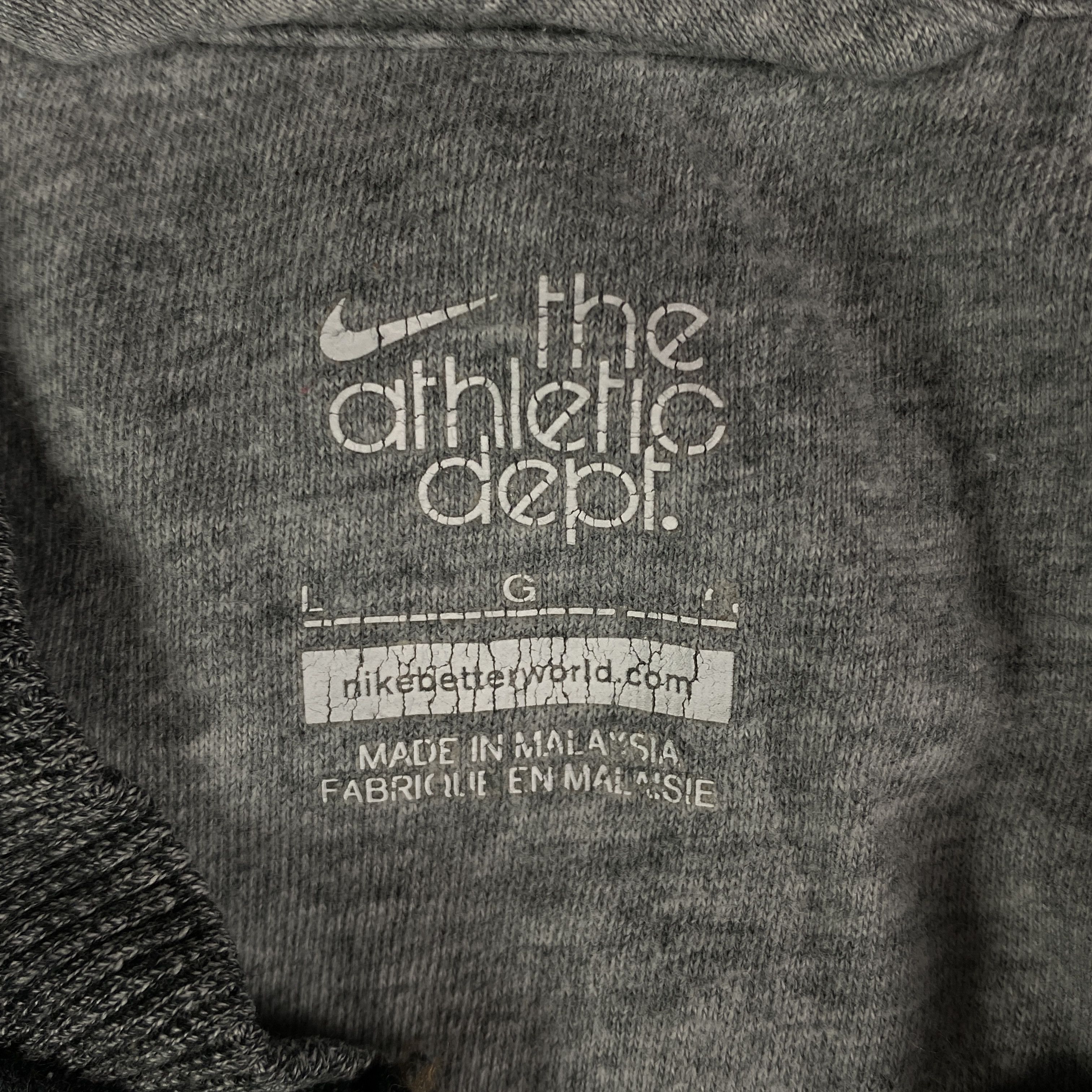 Nike × Vintage Men’s Bomber Sweatshirt Full Zip Nike Vintage Size L Size US L / EU 52-54 / 3 - 4 Thumbnail